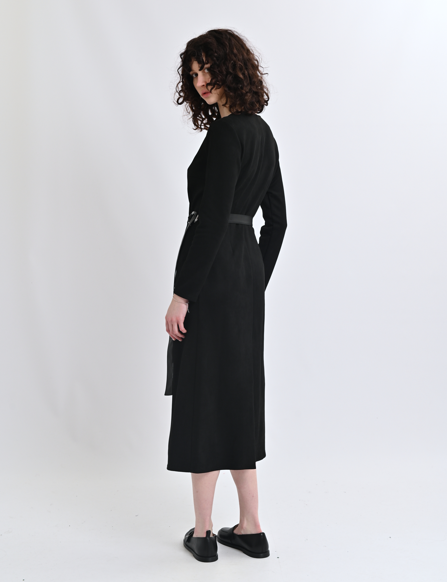 Картинка Сукня міді чорна 