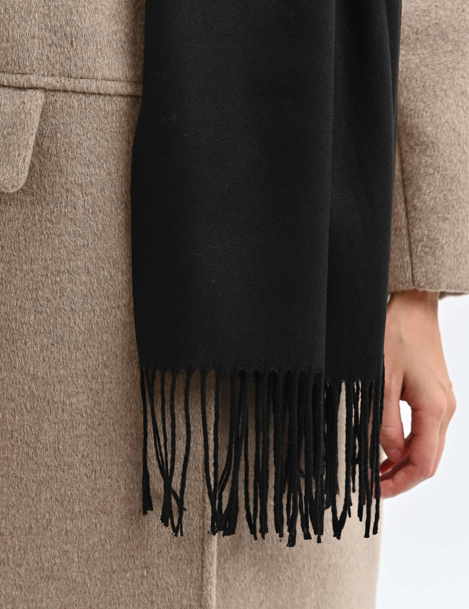 Шарф чорний Картинка Шарф чорний