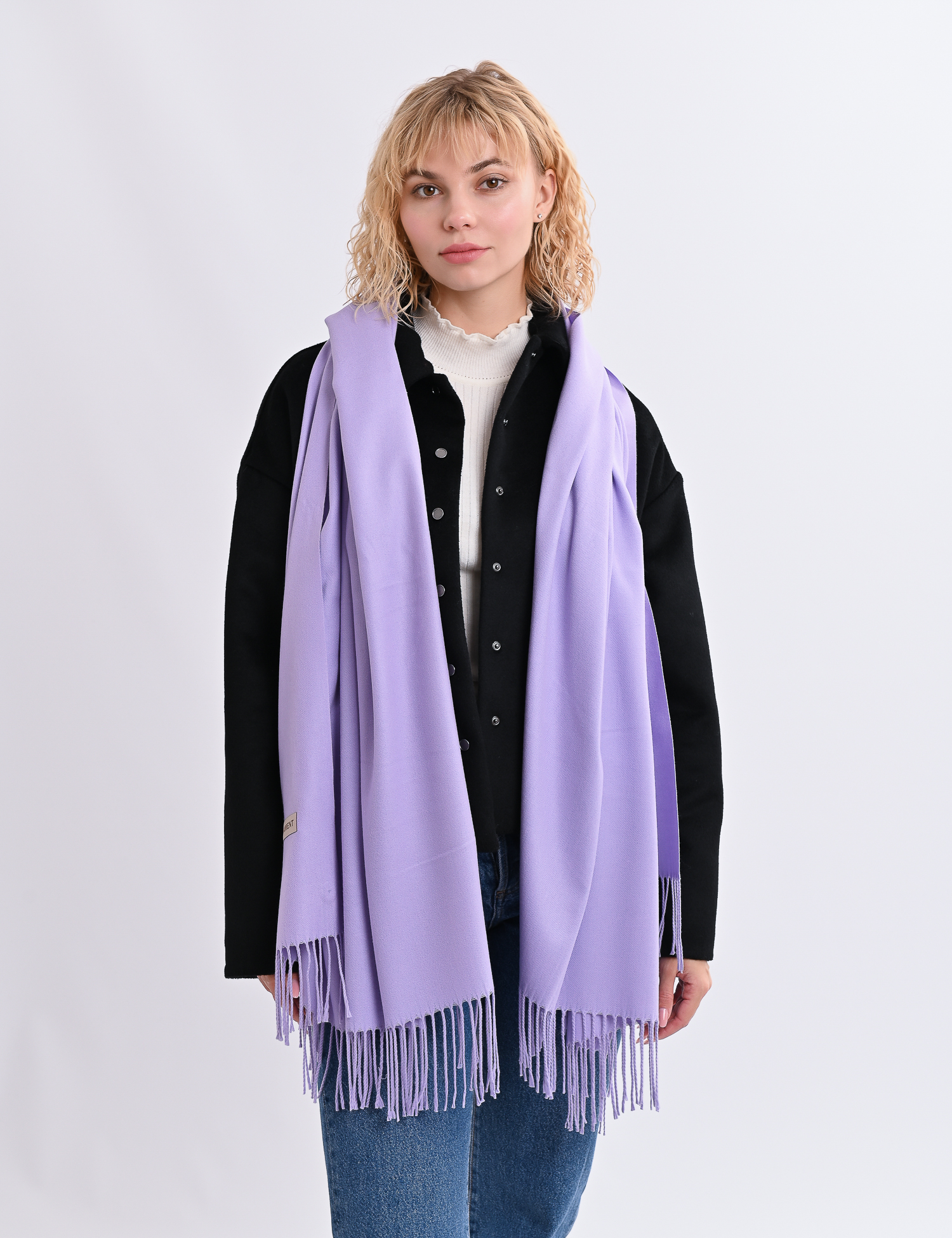 Картинка Шарф бузковий