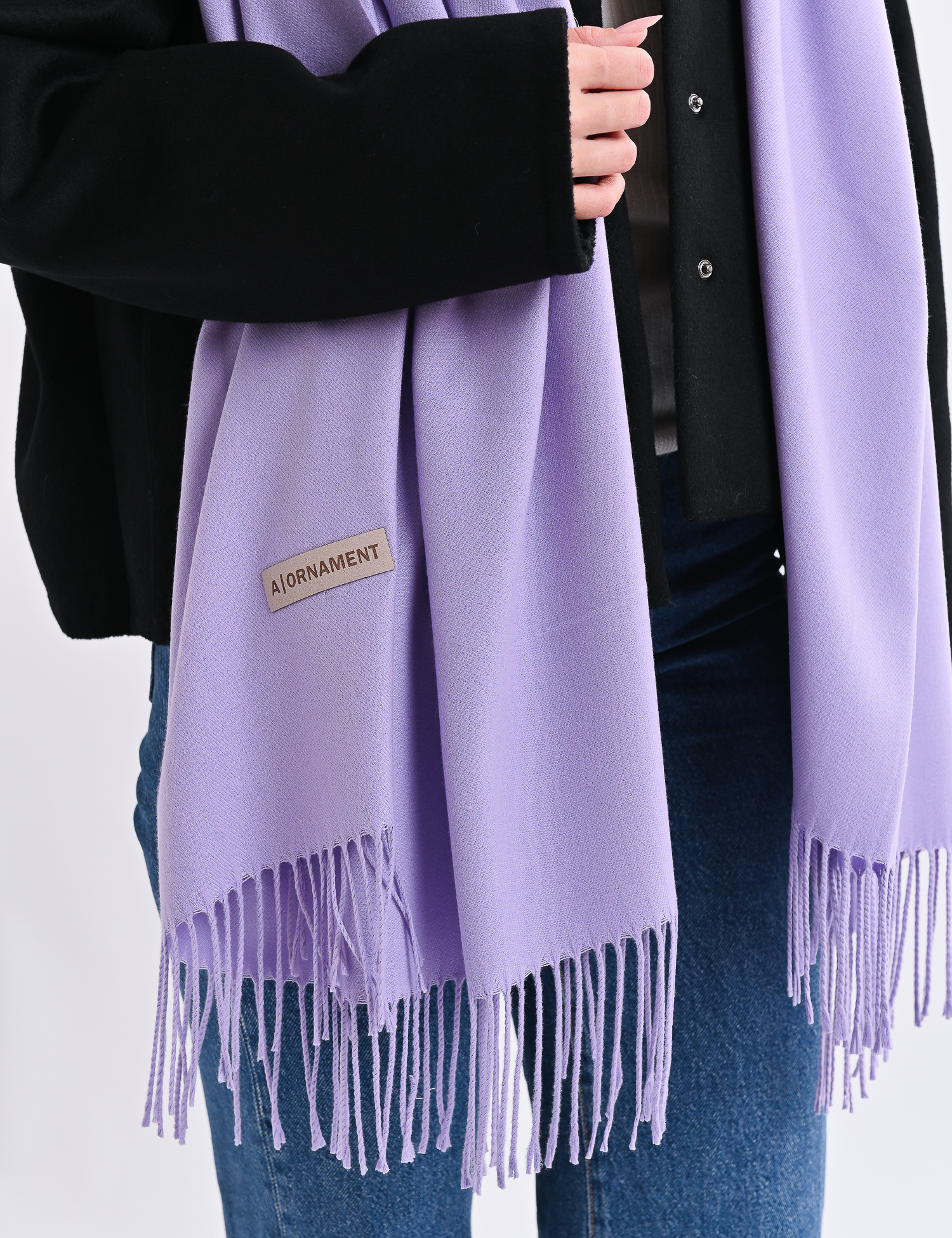 Картинка Шарф бузковий