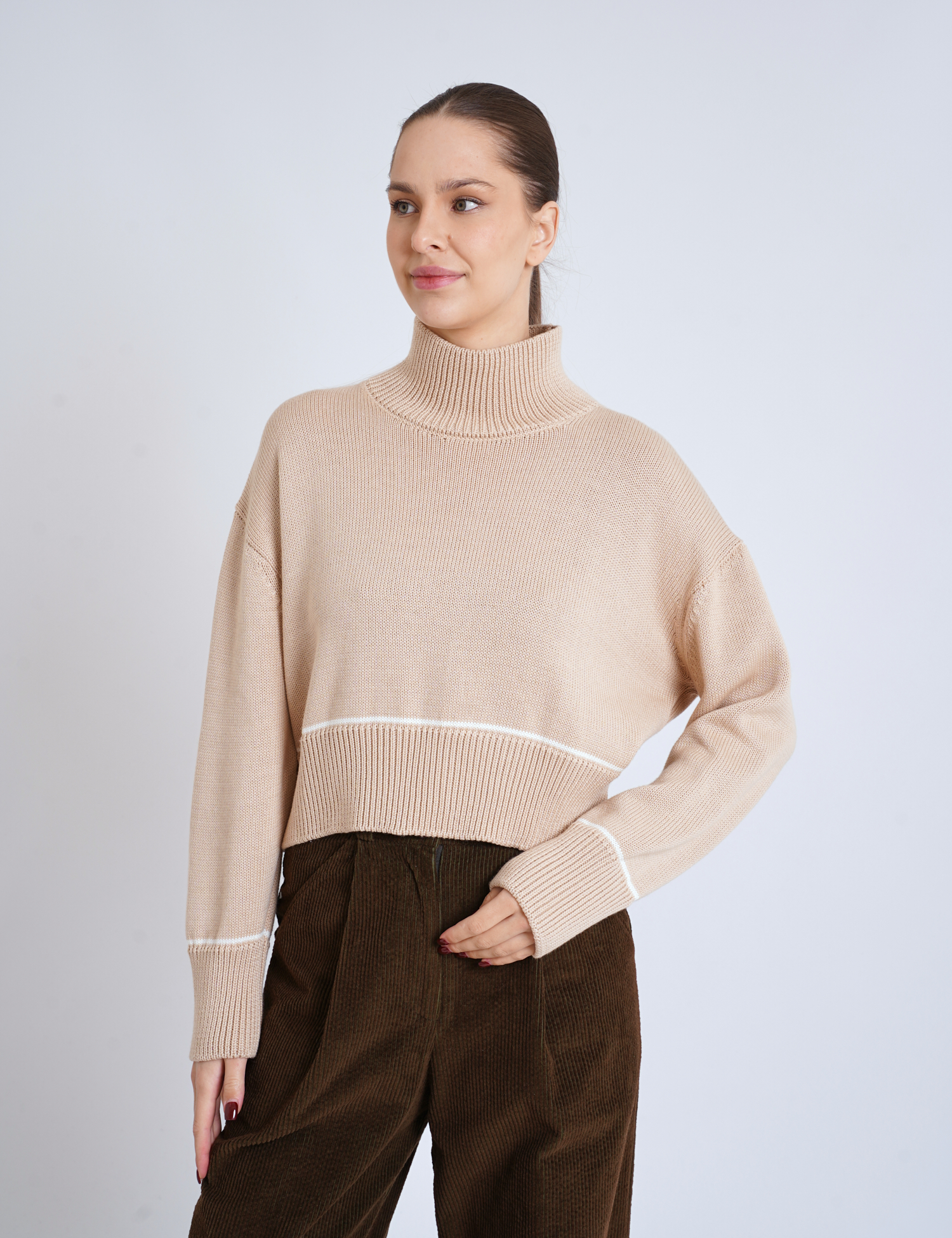 Картинка Светр бежевий