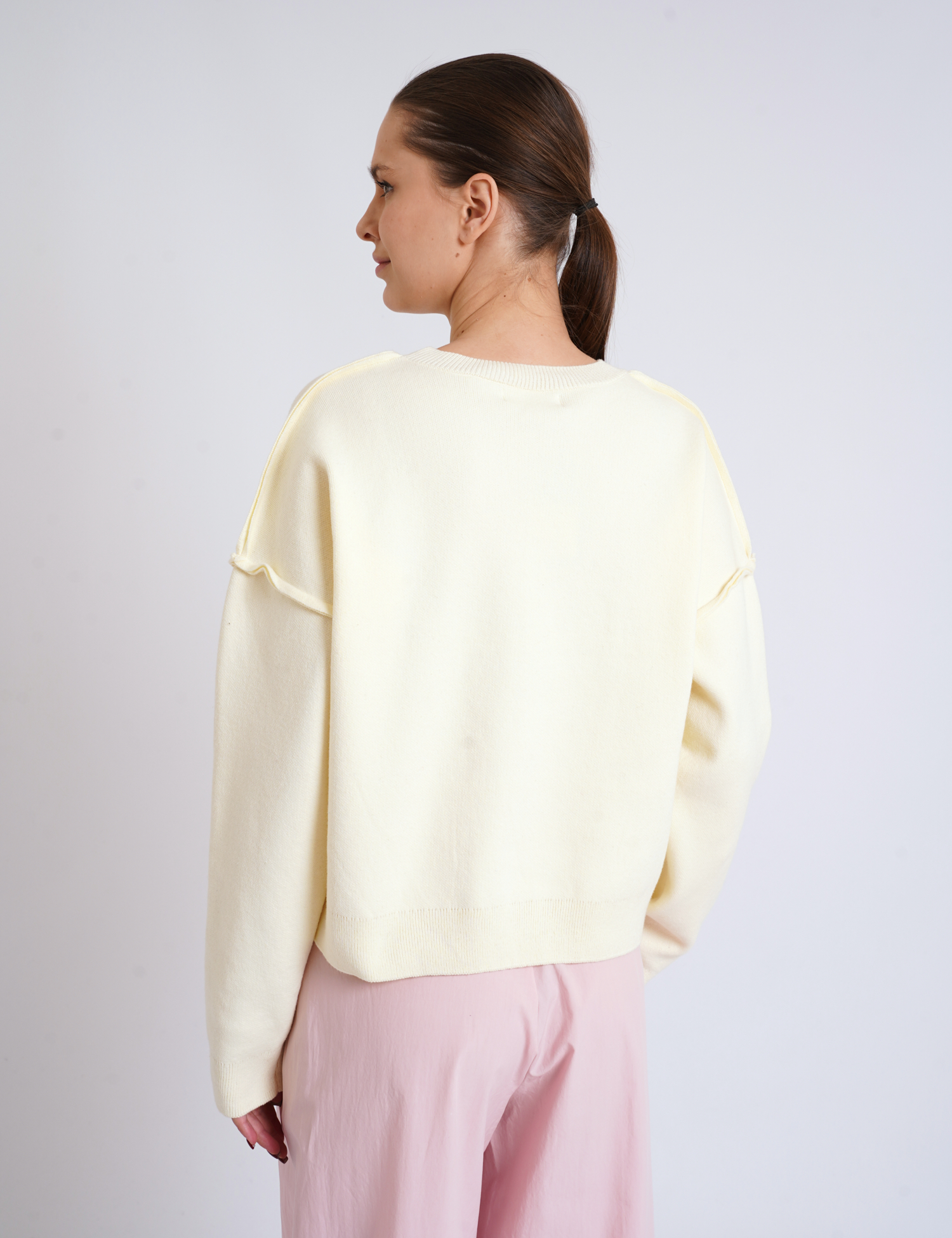 Картинка Трикотажний светр світло-жовтий