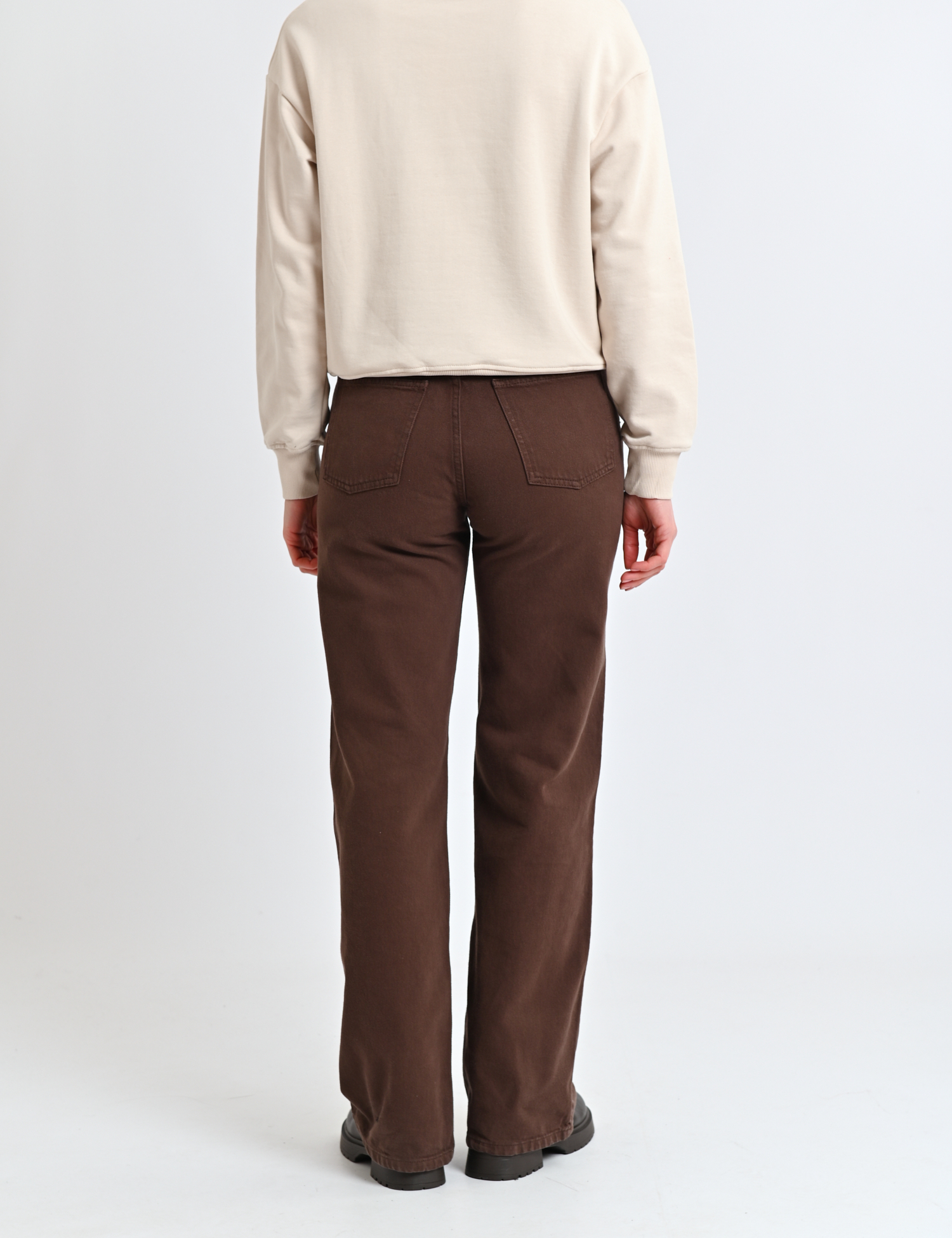 Картинка Джинси темно-коричневі 