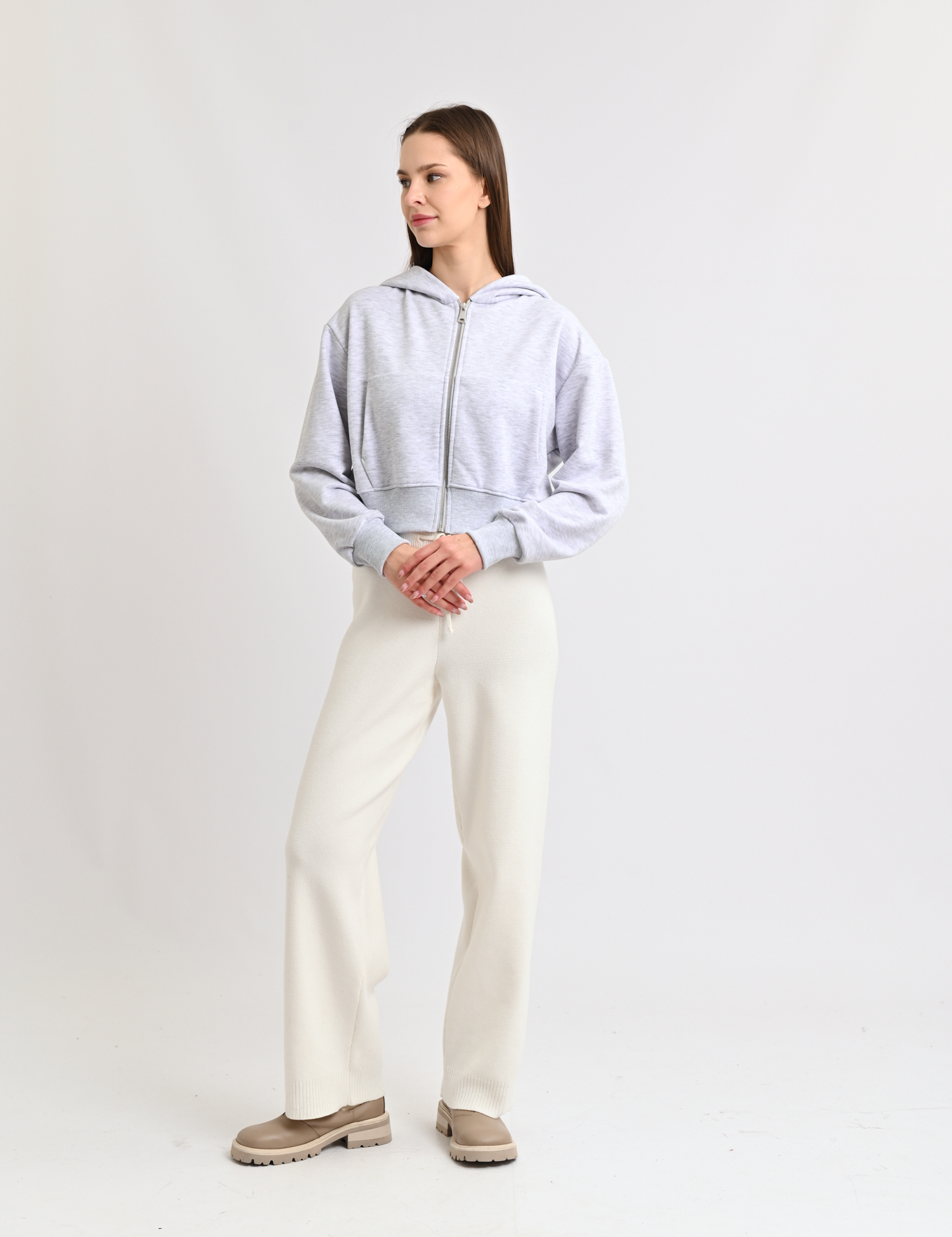 Картинка Худі світло-сіре
