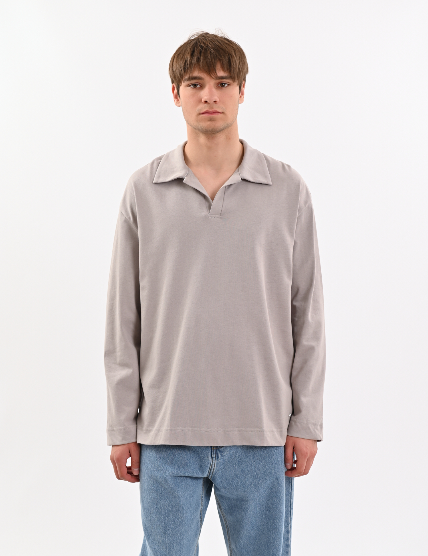 Картинка Лонгслів сірий