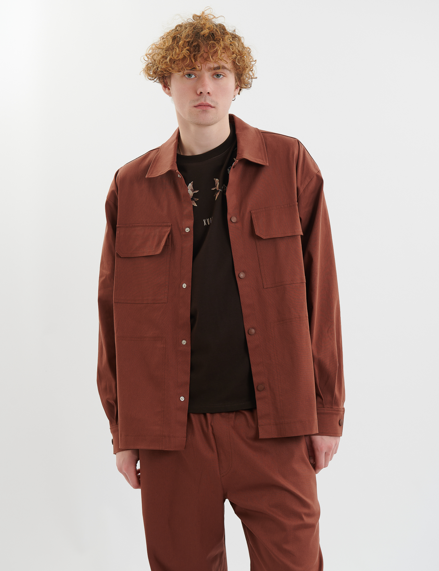 Картинка Сорочка коричнева 