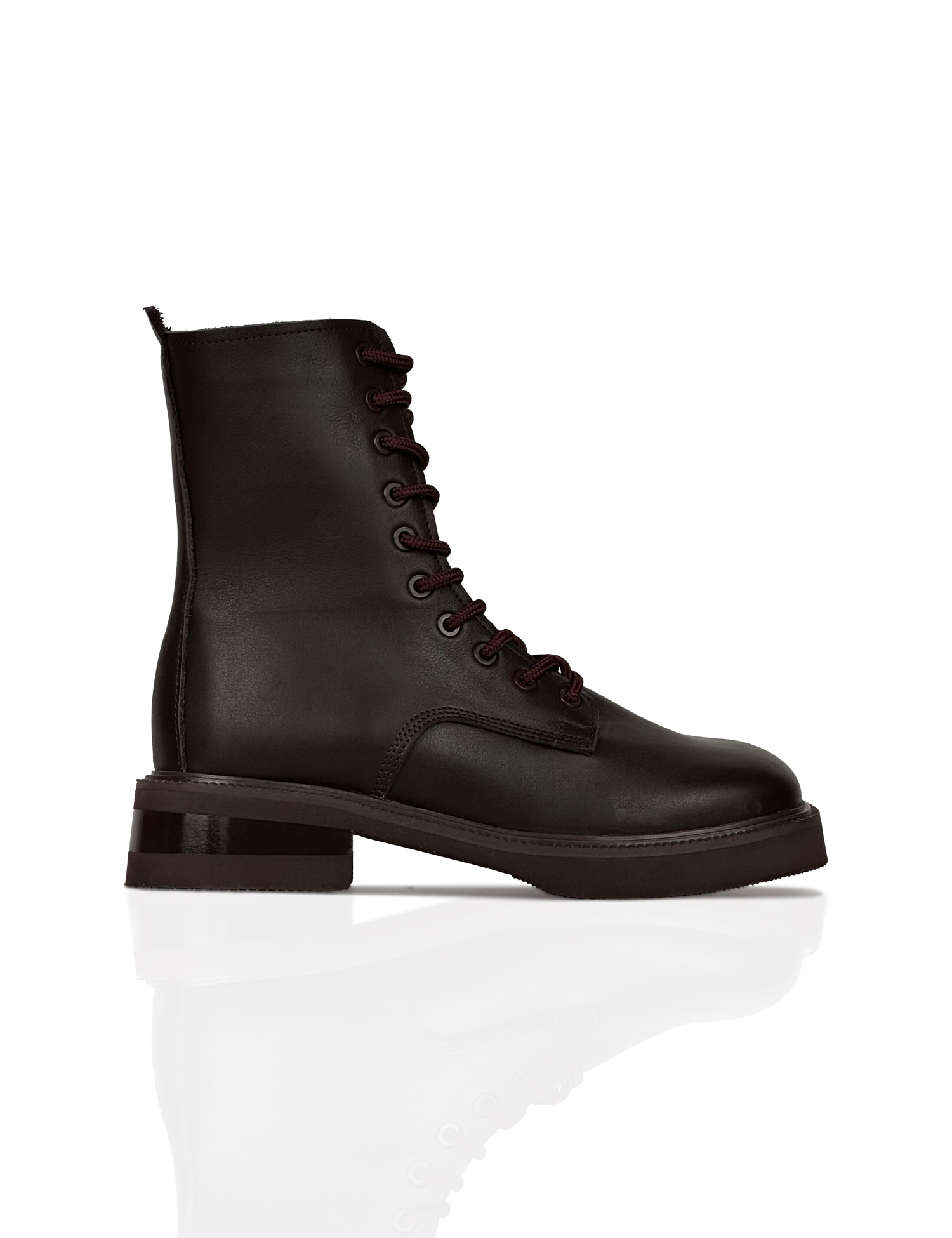 Картинка Черевики осінні коричневі з натуральної шкіри