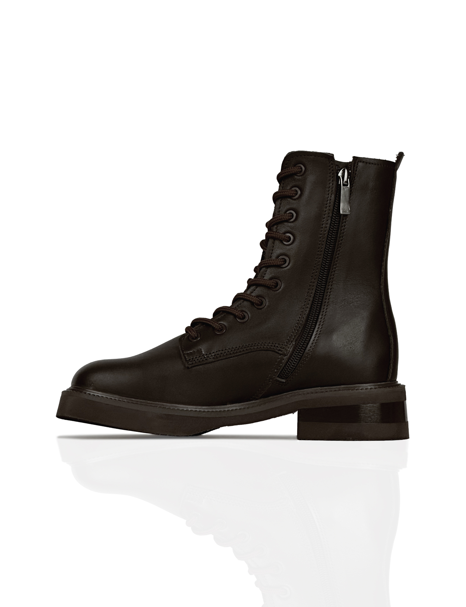 Картинка Черевики осінні коричневі з натуральної шкіри