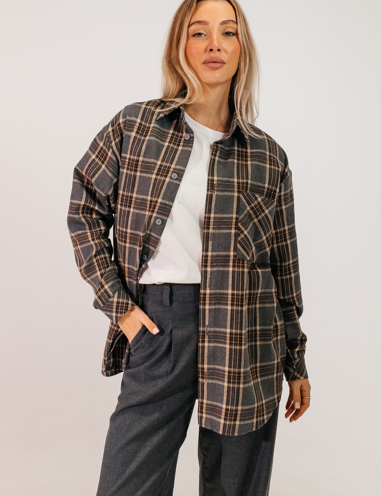 Картинка Штани сірі