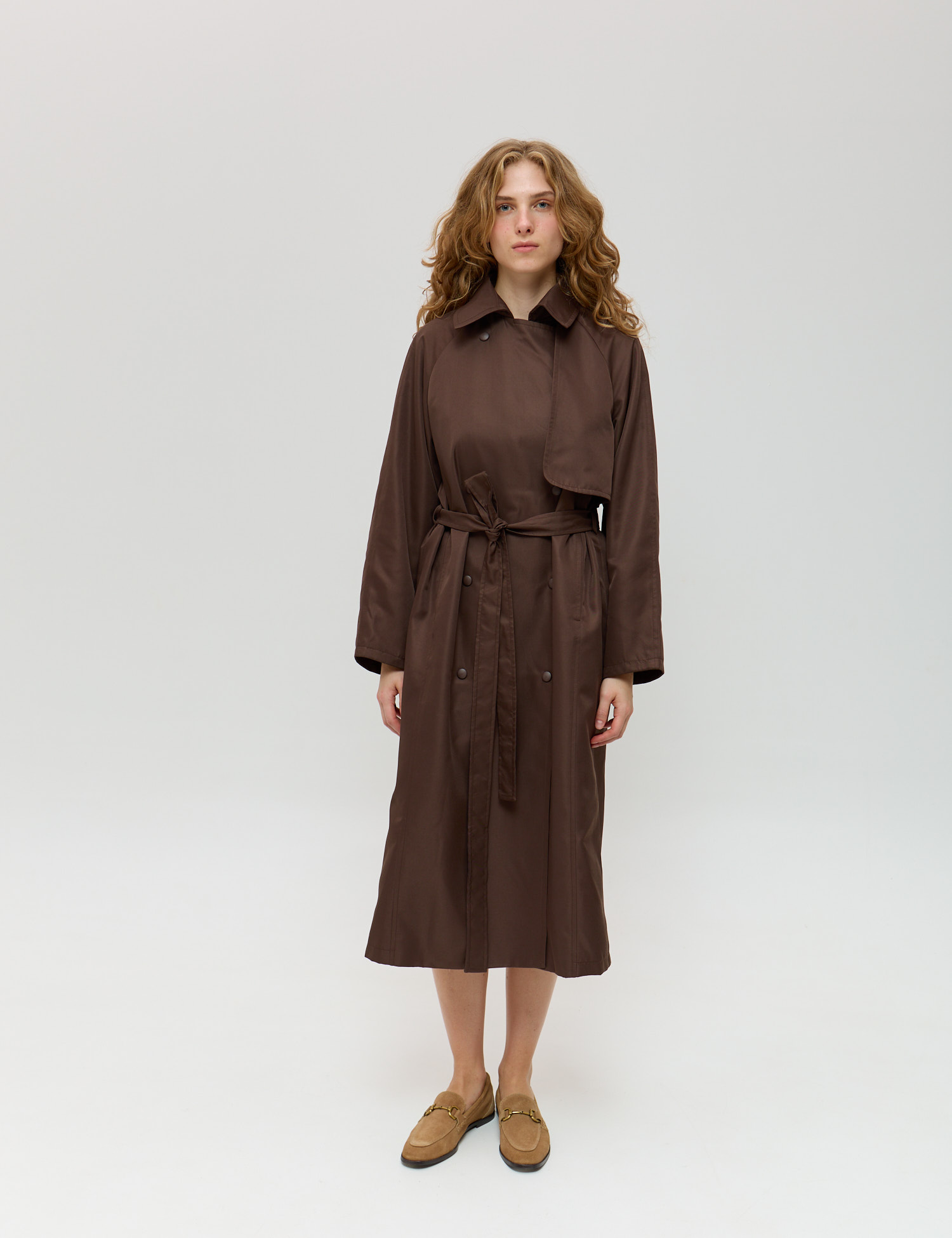 Картинка Плащ коричневий 