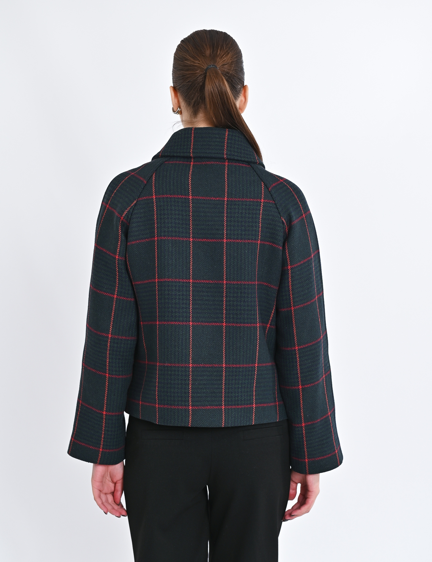 Картинка Пальто зелено-помаранчеве