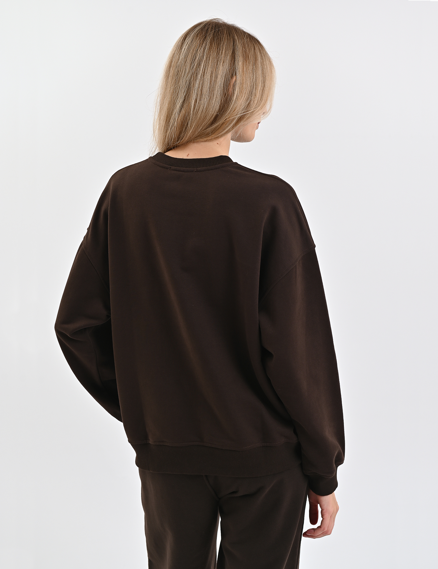 Картинка Світшот темно-коричневий 