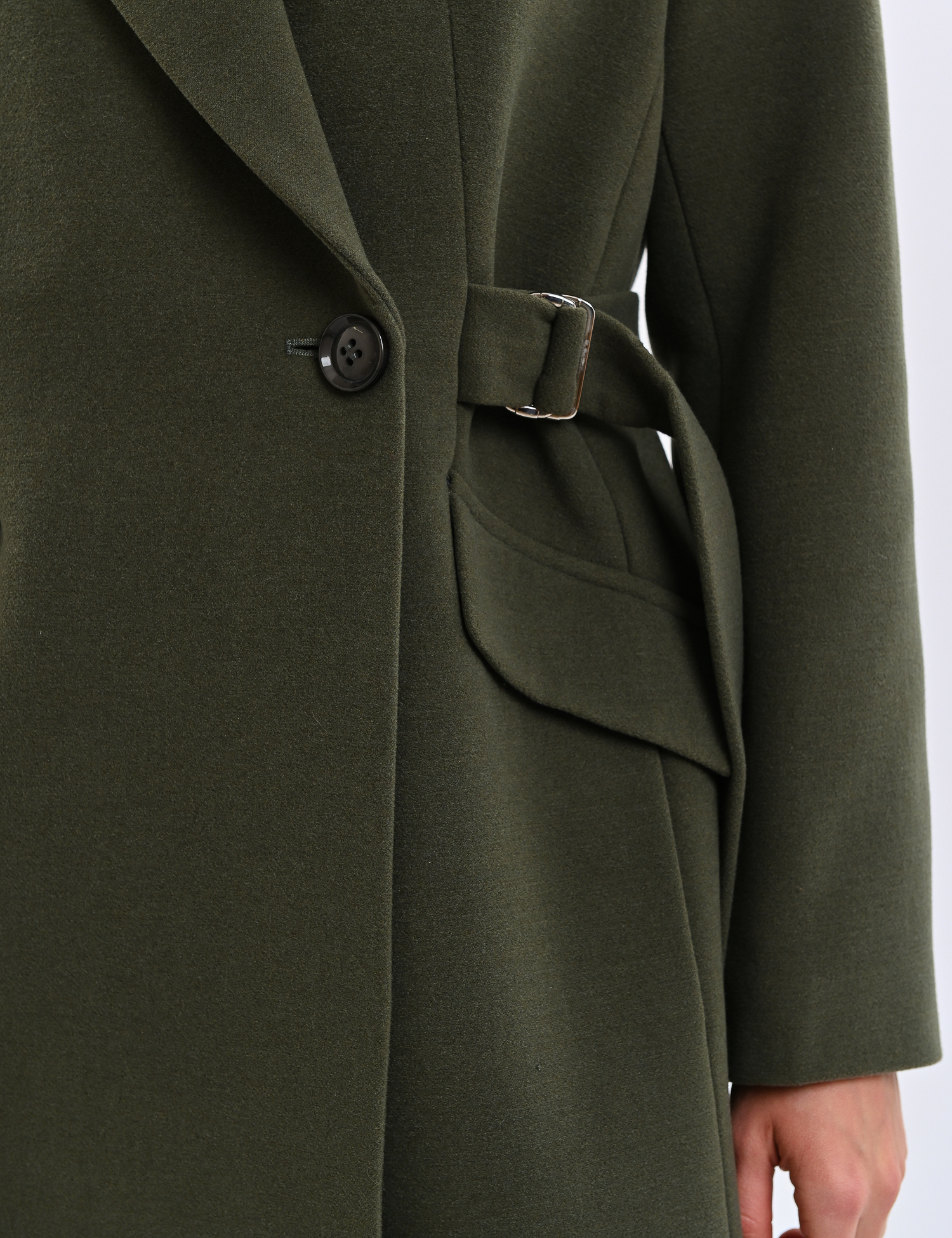 Картинка Пальто темно-зелене 