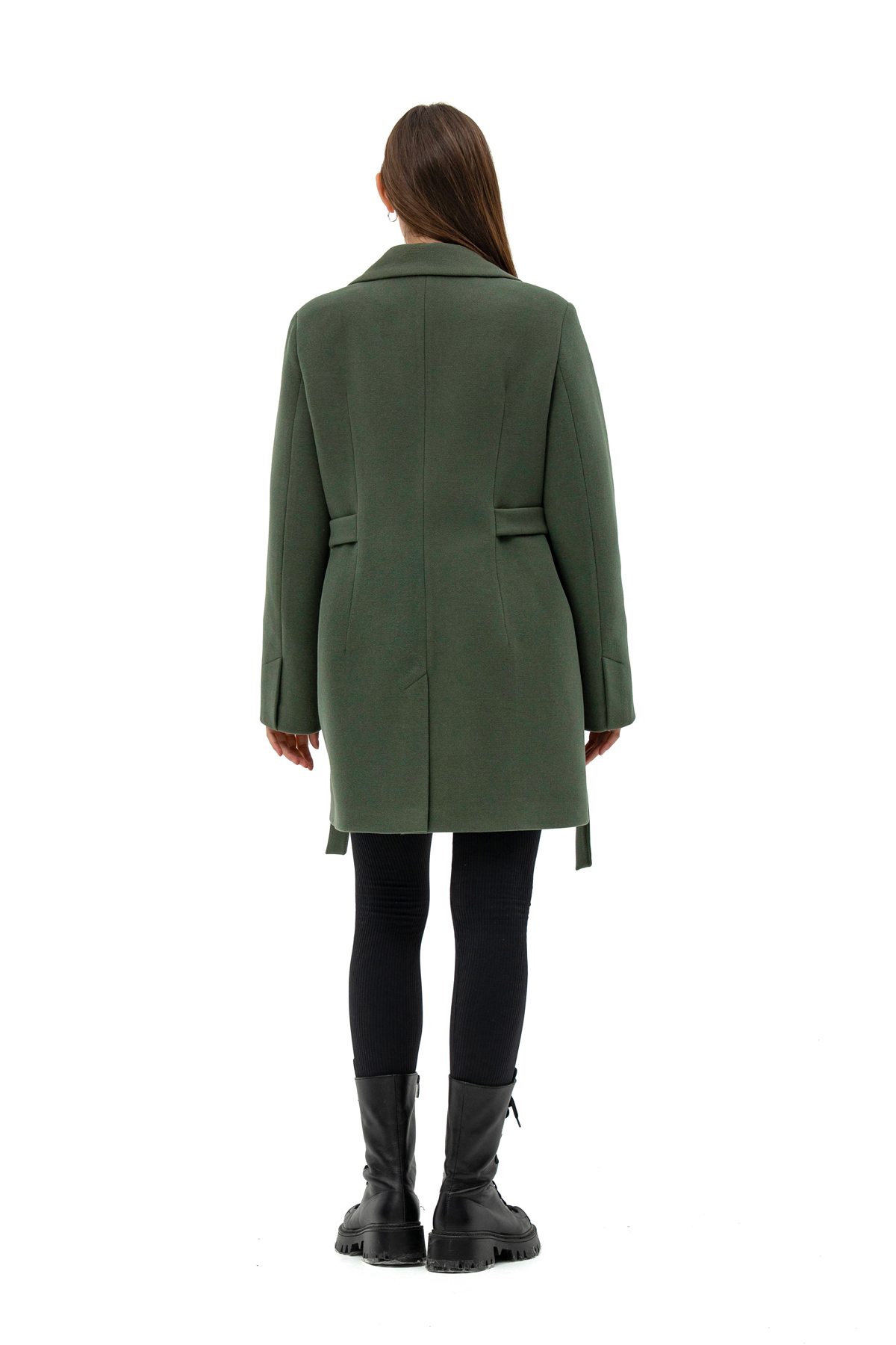 Картинка Пальто темно-зелене 