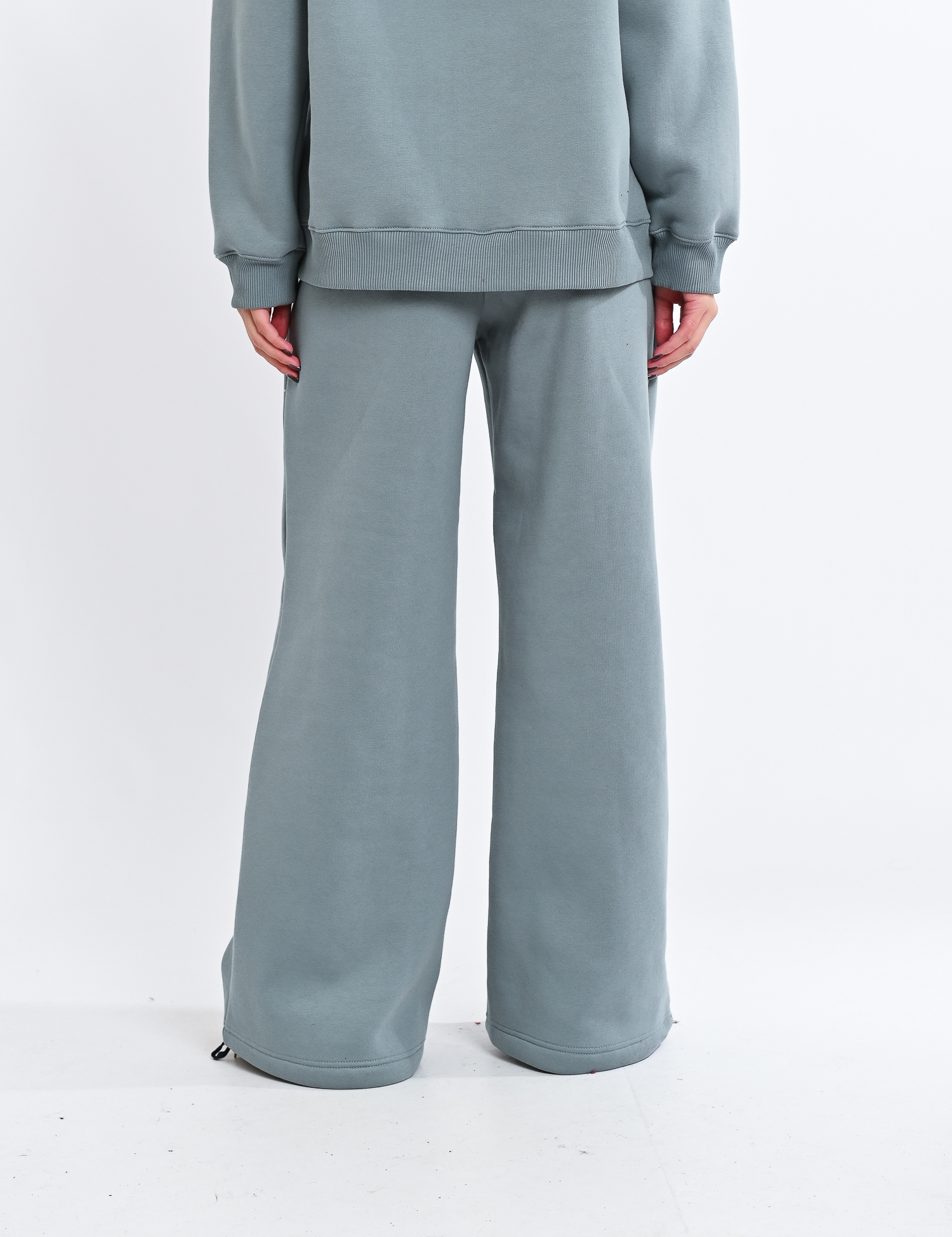 Картинка Брюки широкого крою м’ятного відтінку