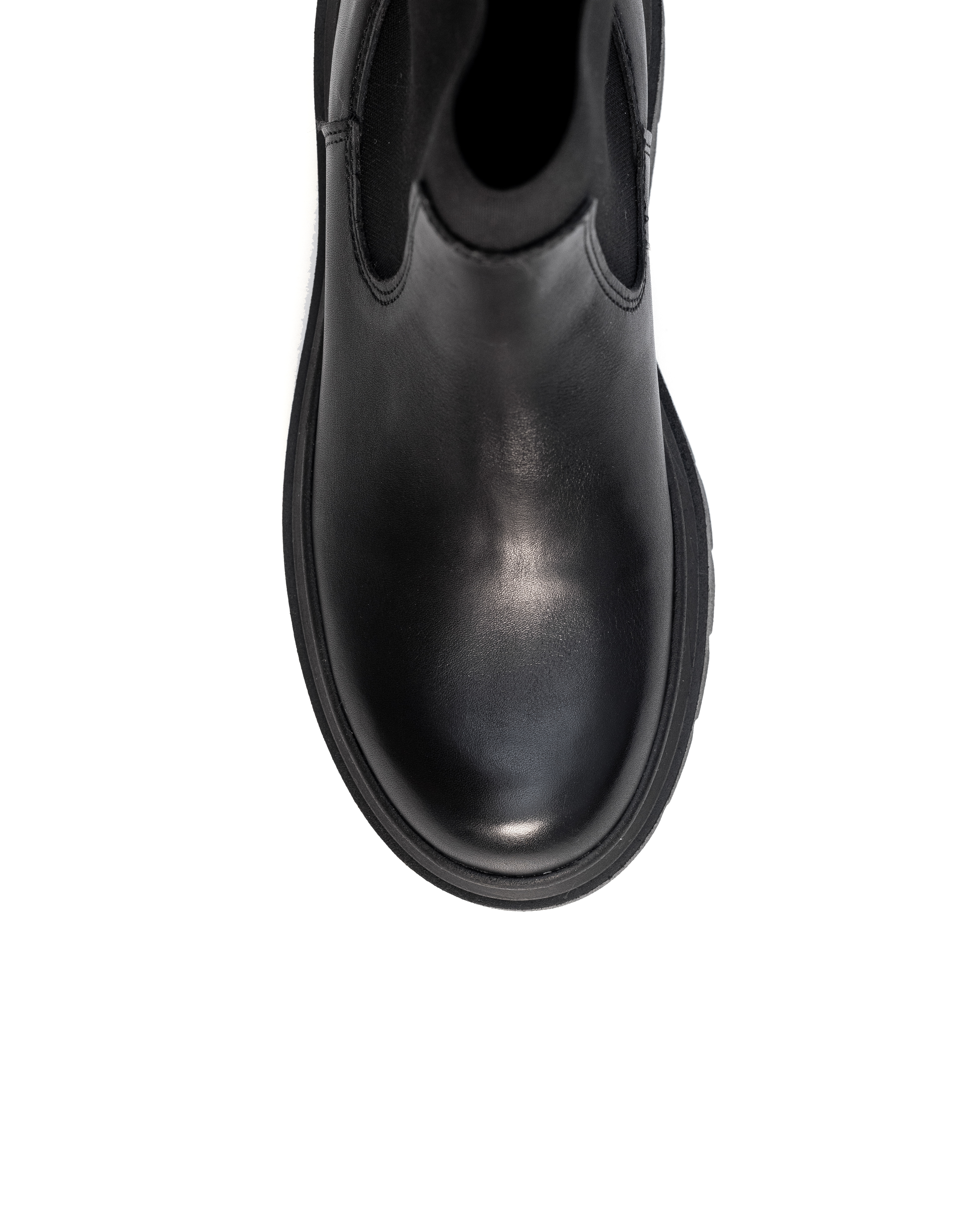 Картинка Черевики шкіряні чорні