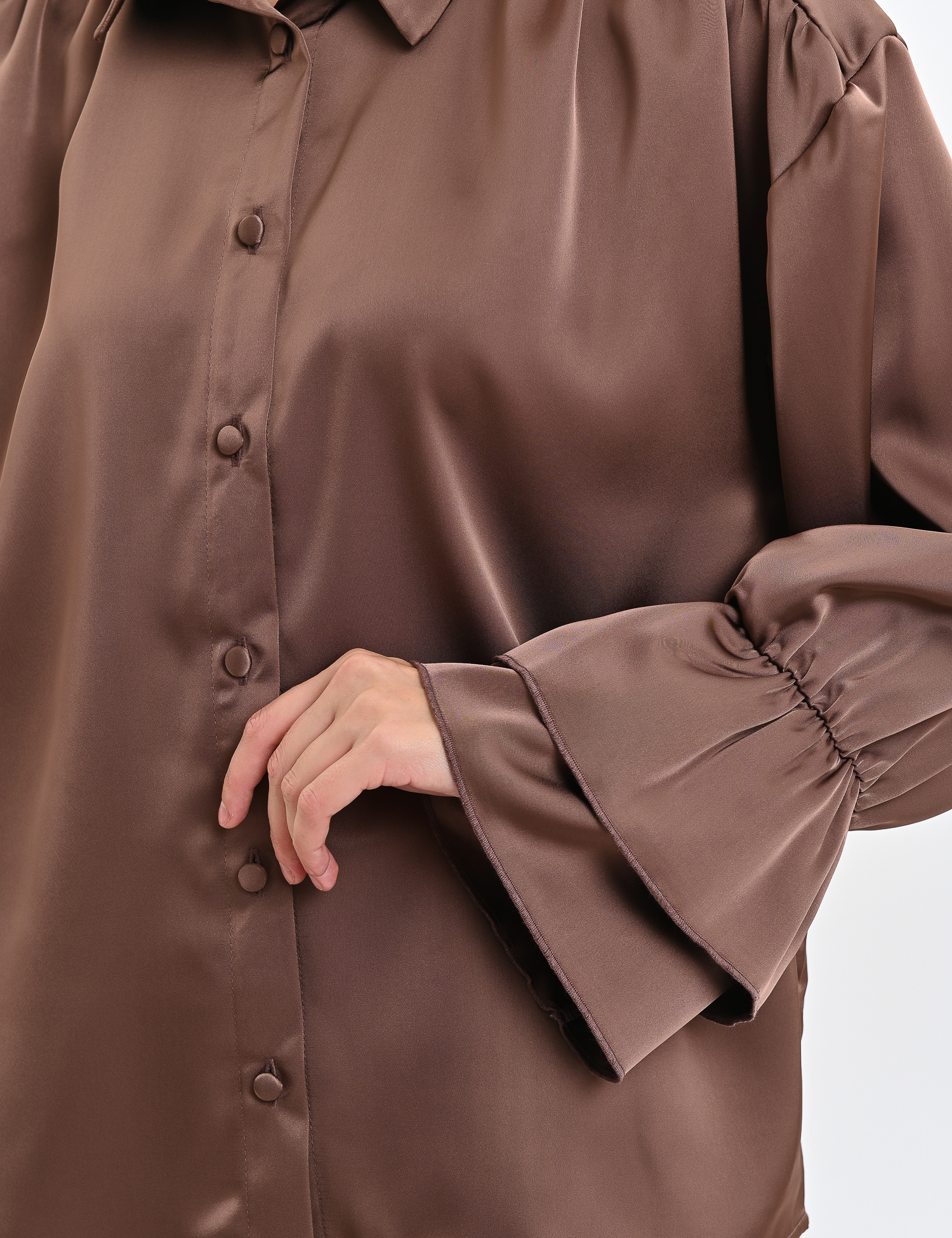 Картинка Блуза коричнева