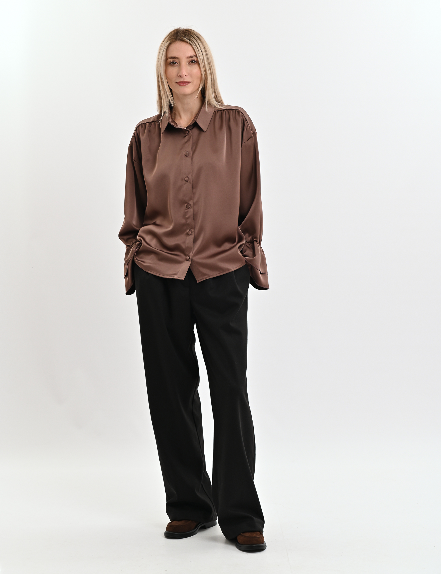 Картинка Блуза коричнева
