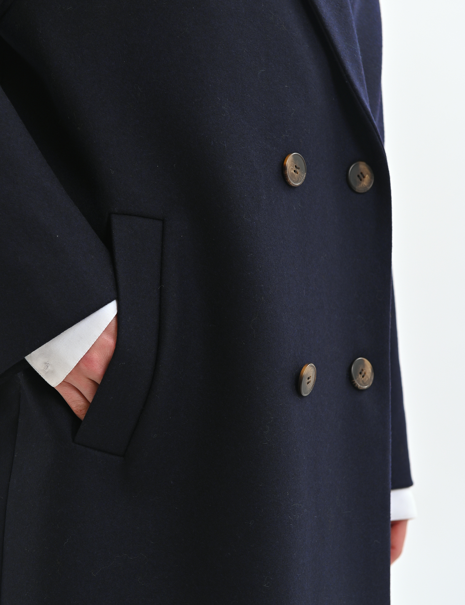 Картинка Пальто темно-синє