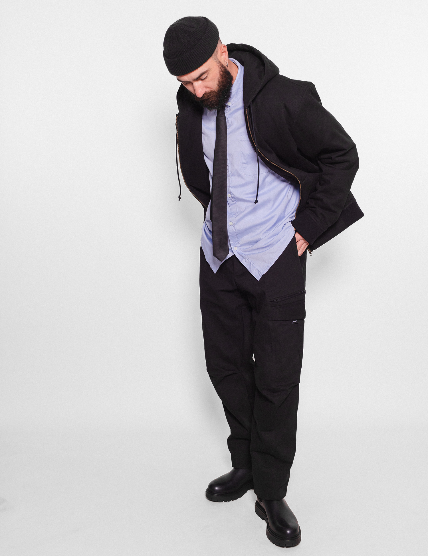 Картинка Штани-карго чорні