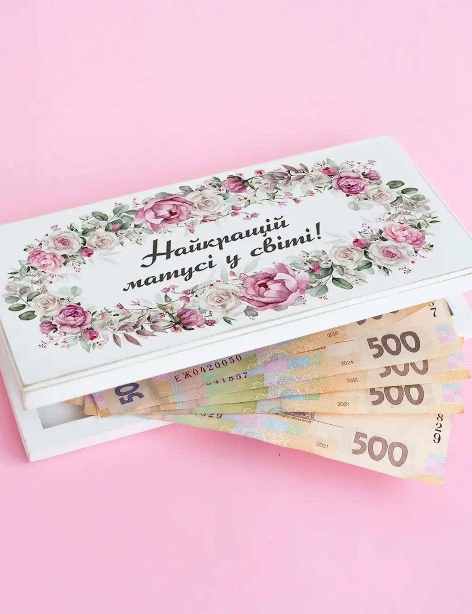 Картинка Конверт для грошей "Найкращій матусі у світі!"