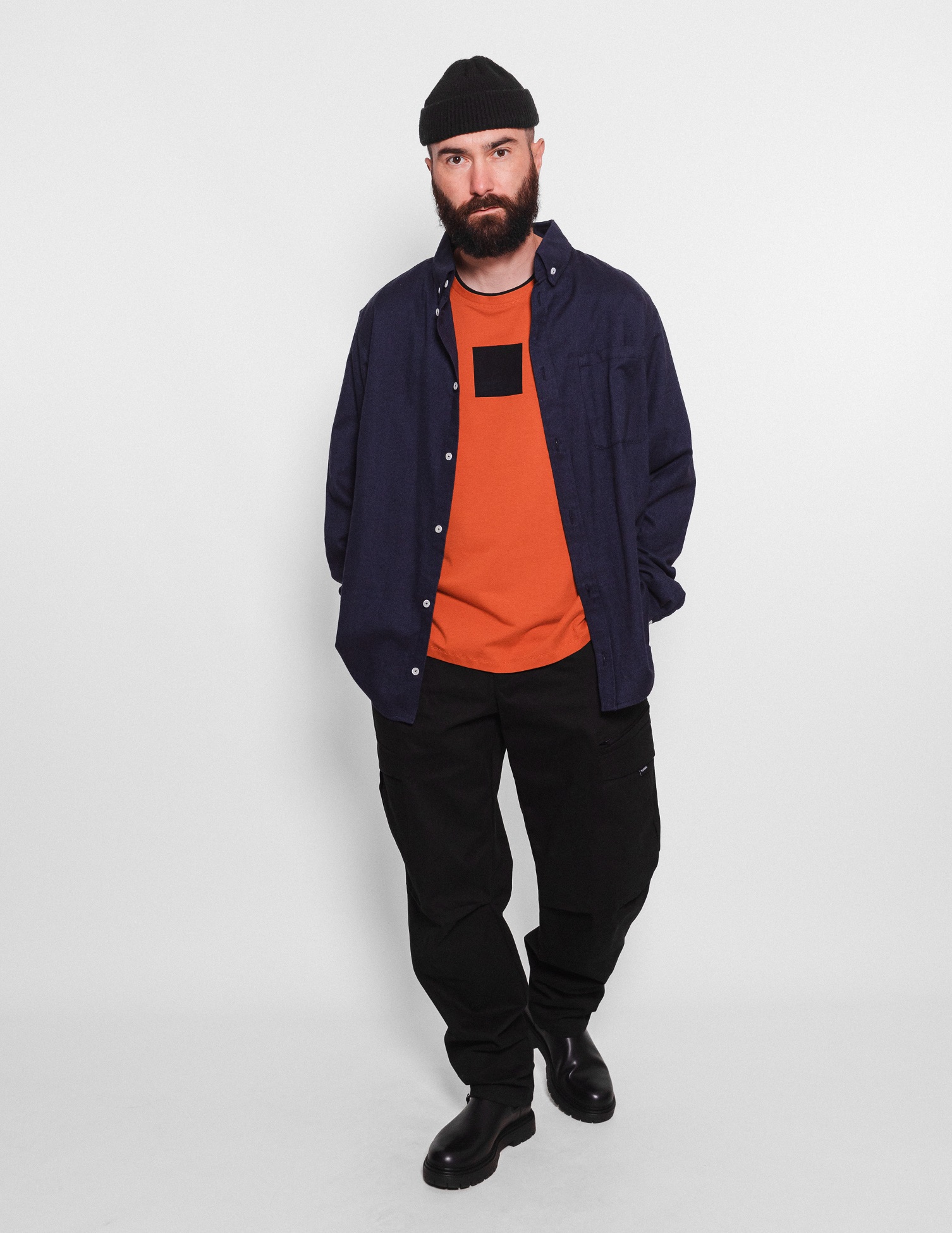 Картинка Сорочка темно-синя