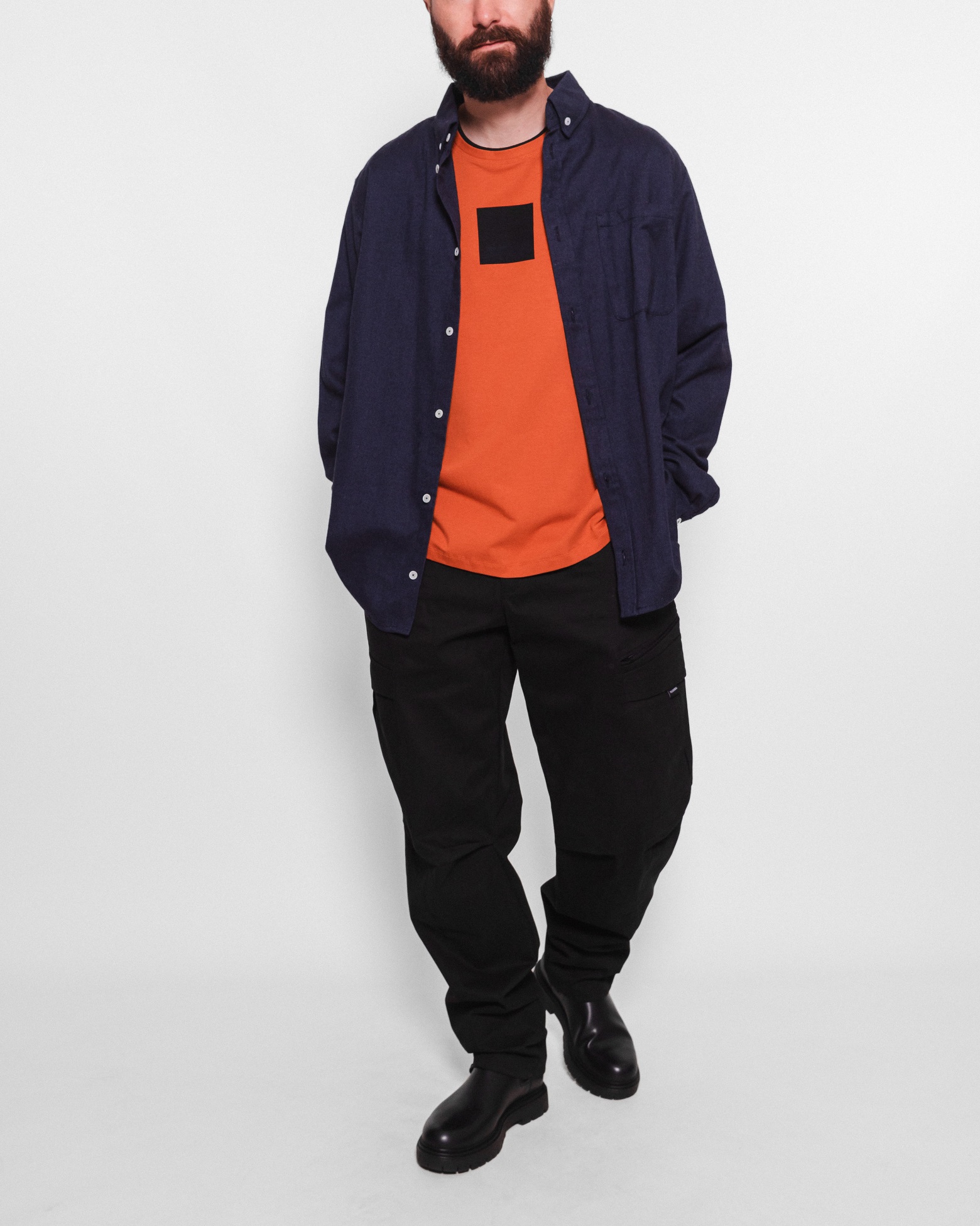 Картинка Сорочка темно-синя