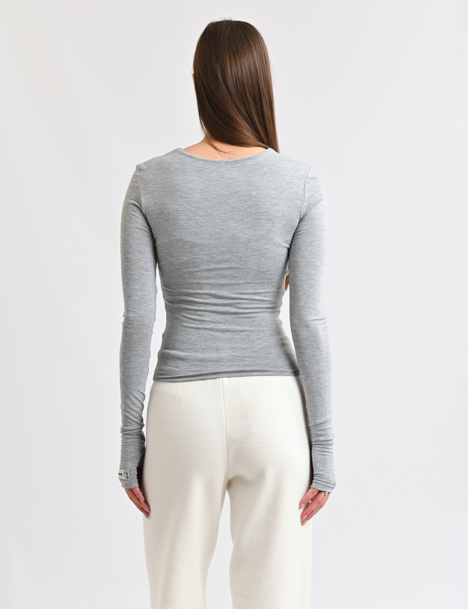 Картинка Лонгслів світло-сірий