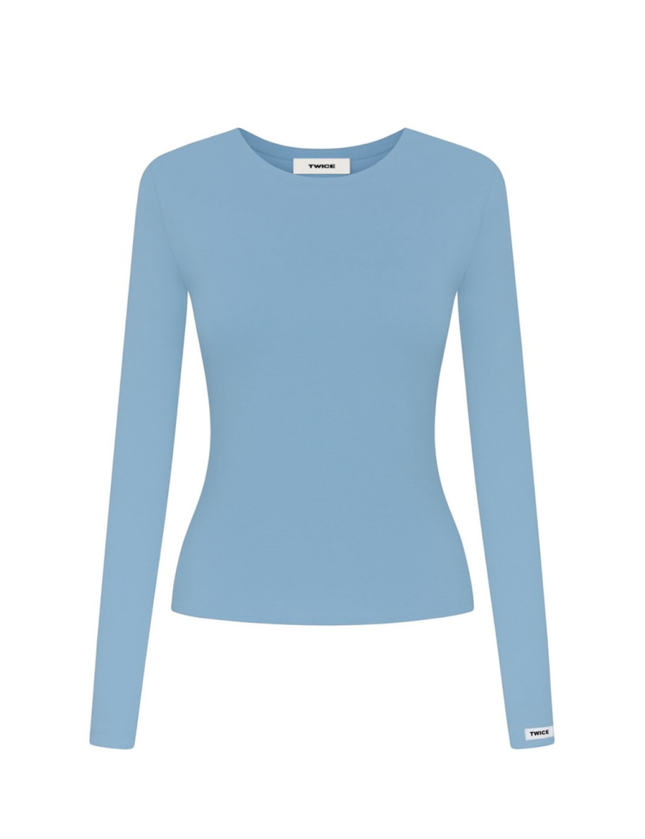 Картинка Лонгслів блакитний