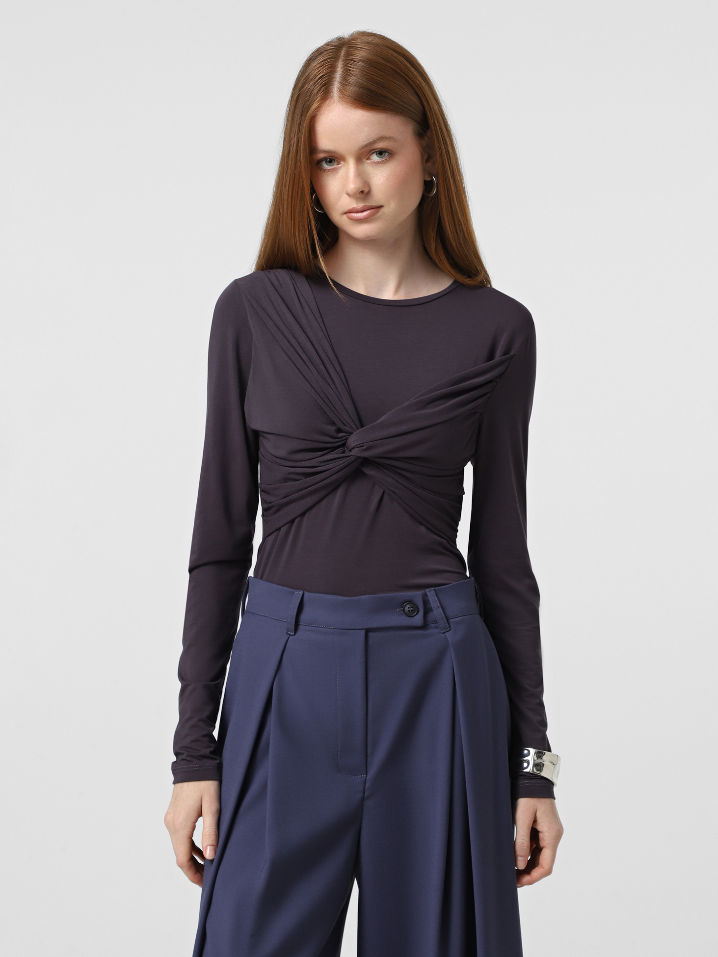 Картинка Лонгслів синій