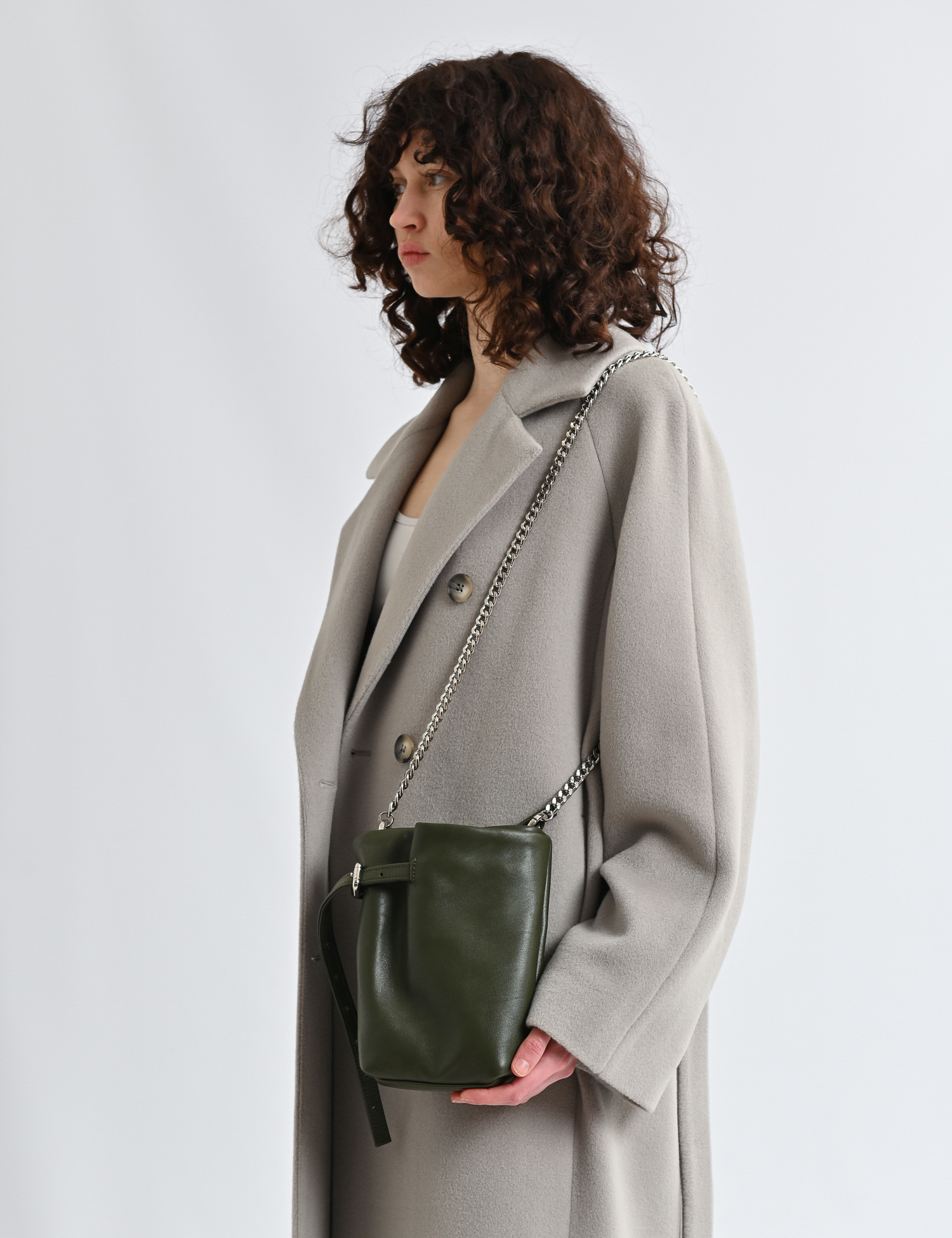 Картинка Сумка темно-зелена