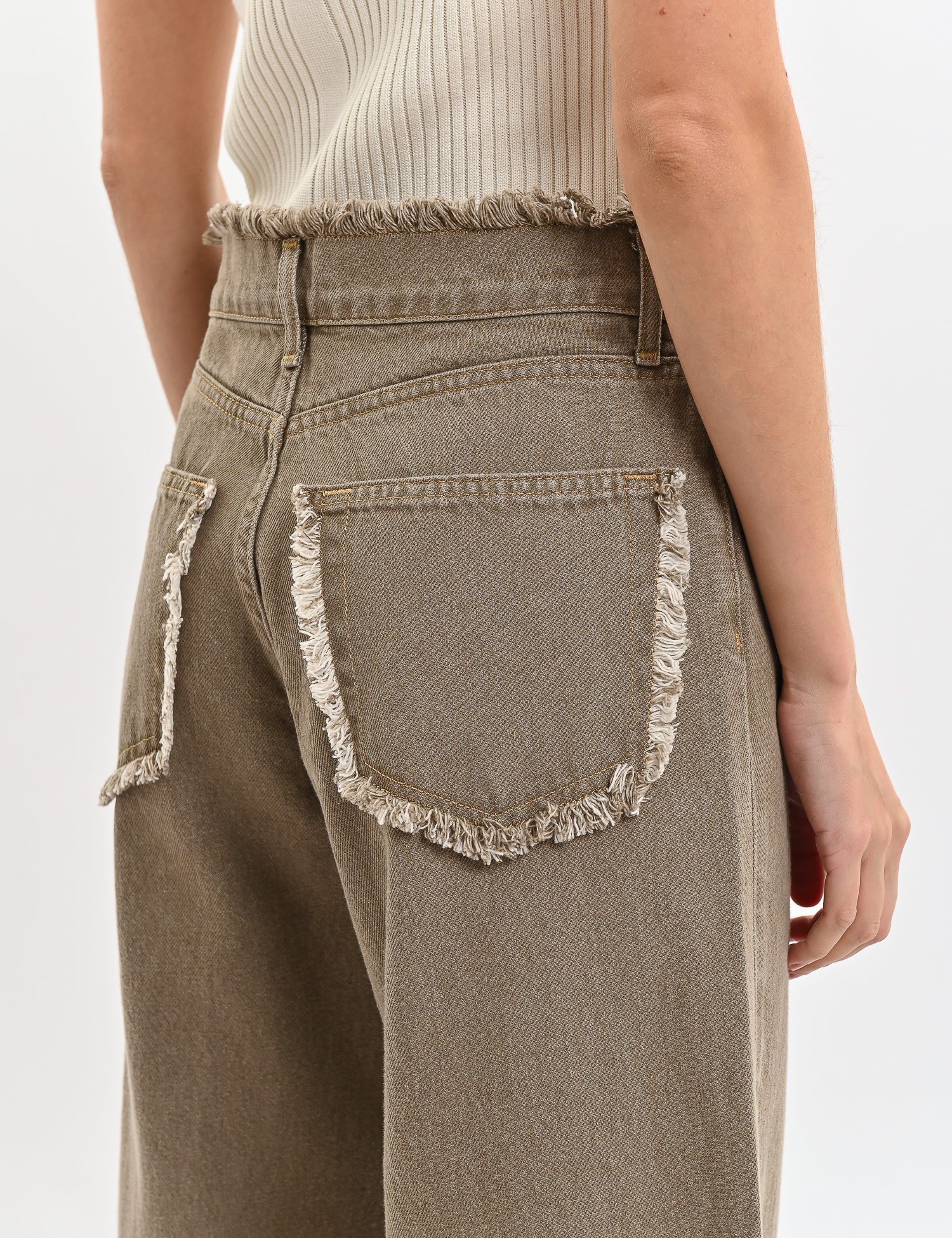 Картинка Джинси бежеві