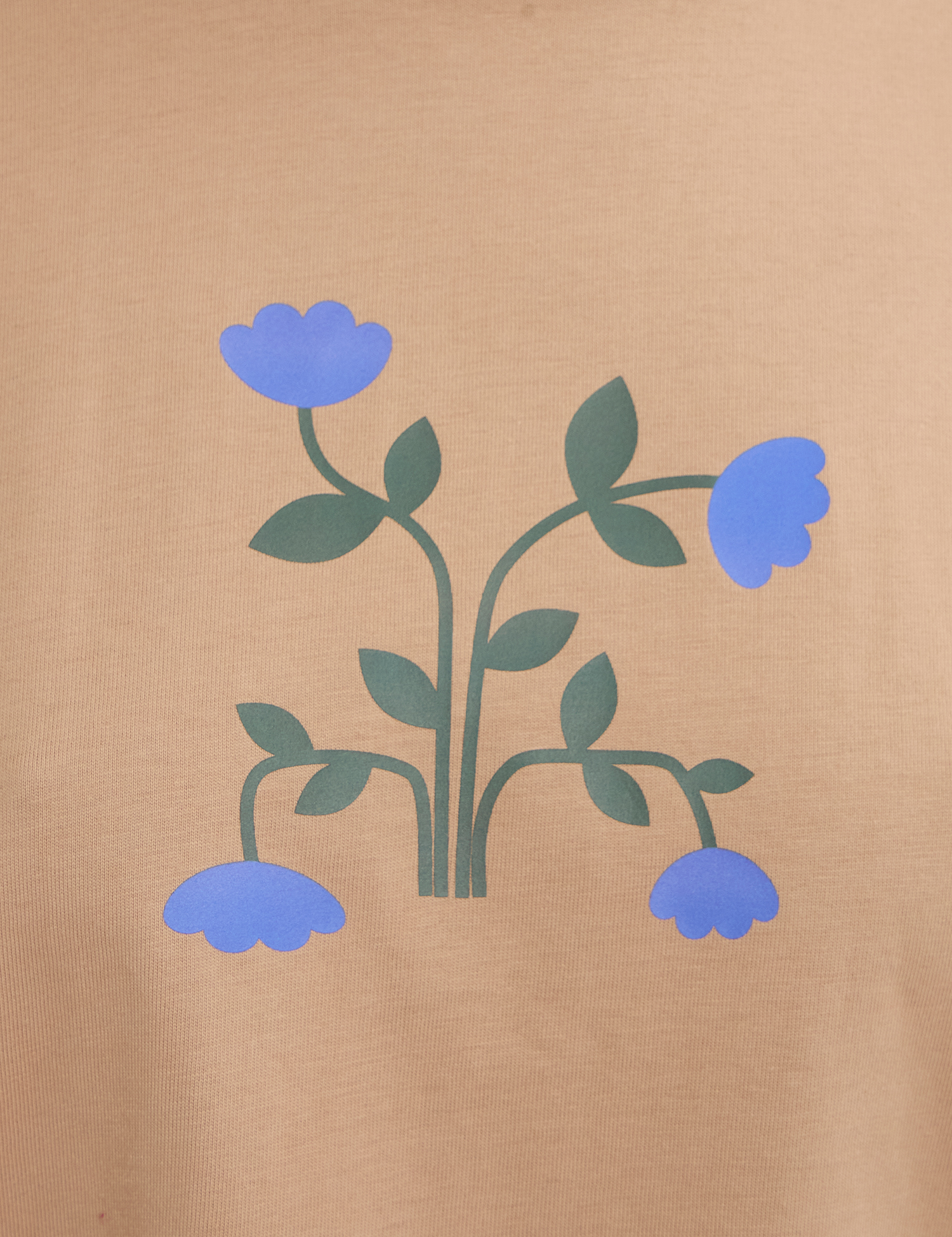 Картинка Футболка з принтом та вільним силуетом