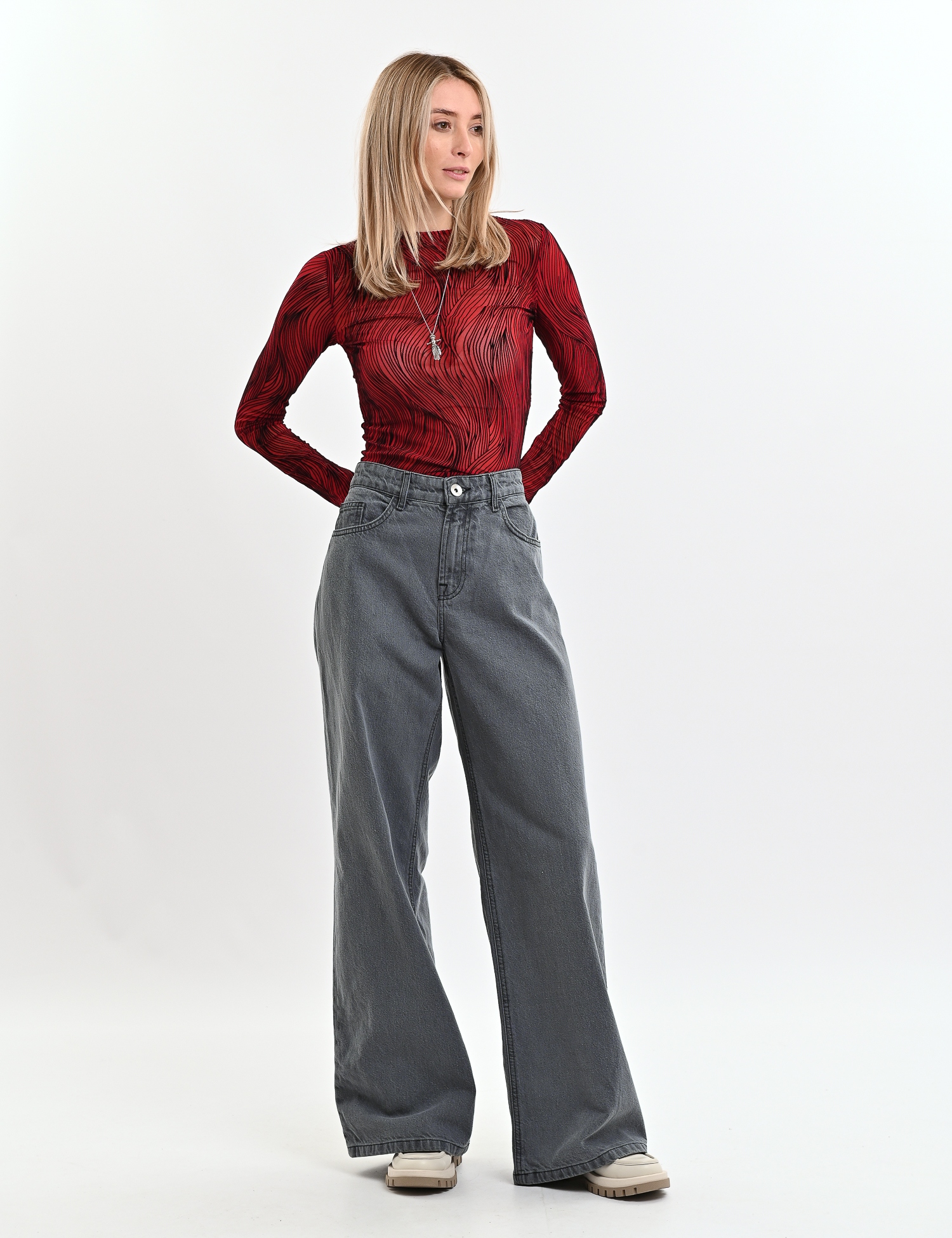 Картинка Джинси темно-сірі