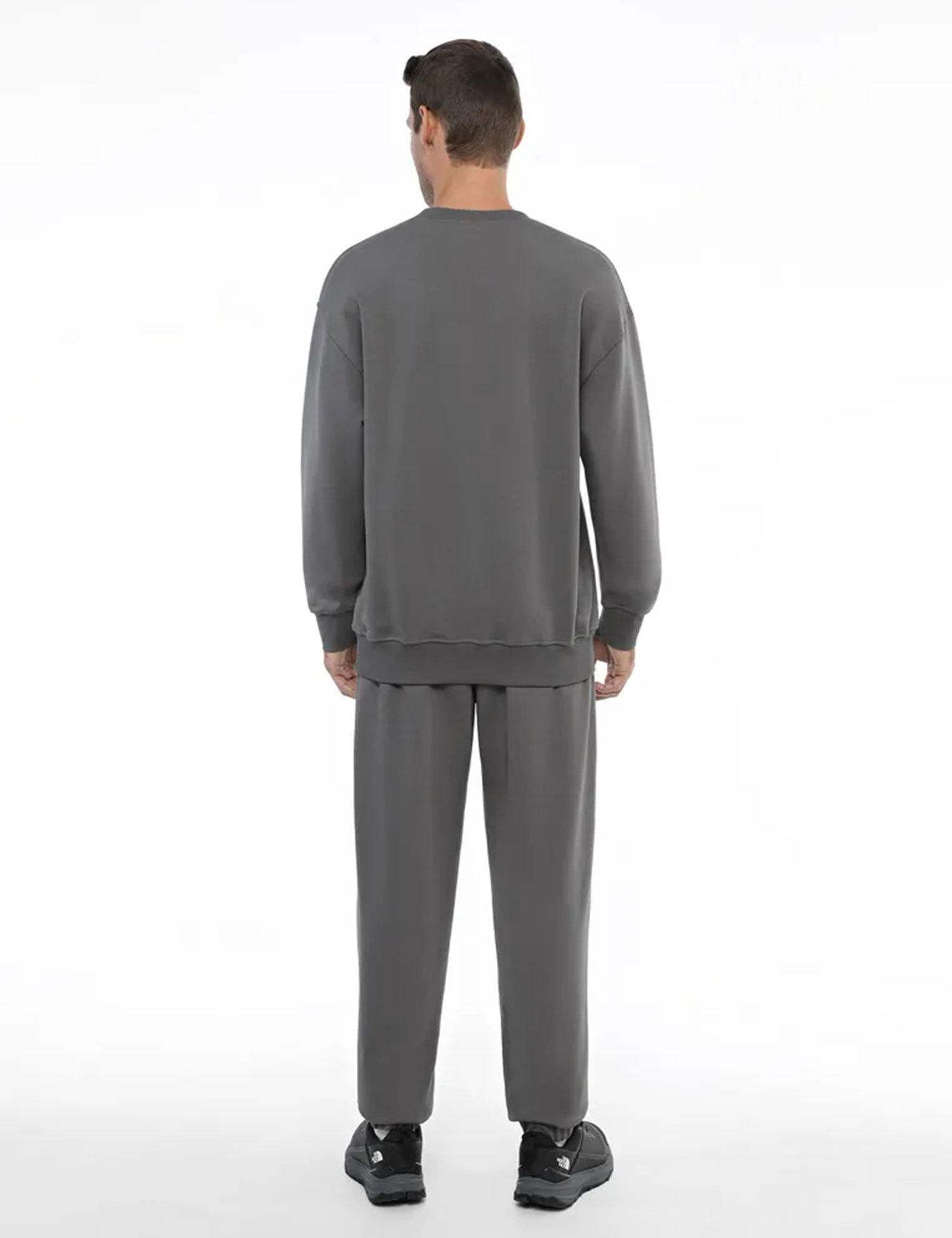 Картинка Чоловічі темно-сірі трикотажні штани