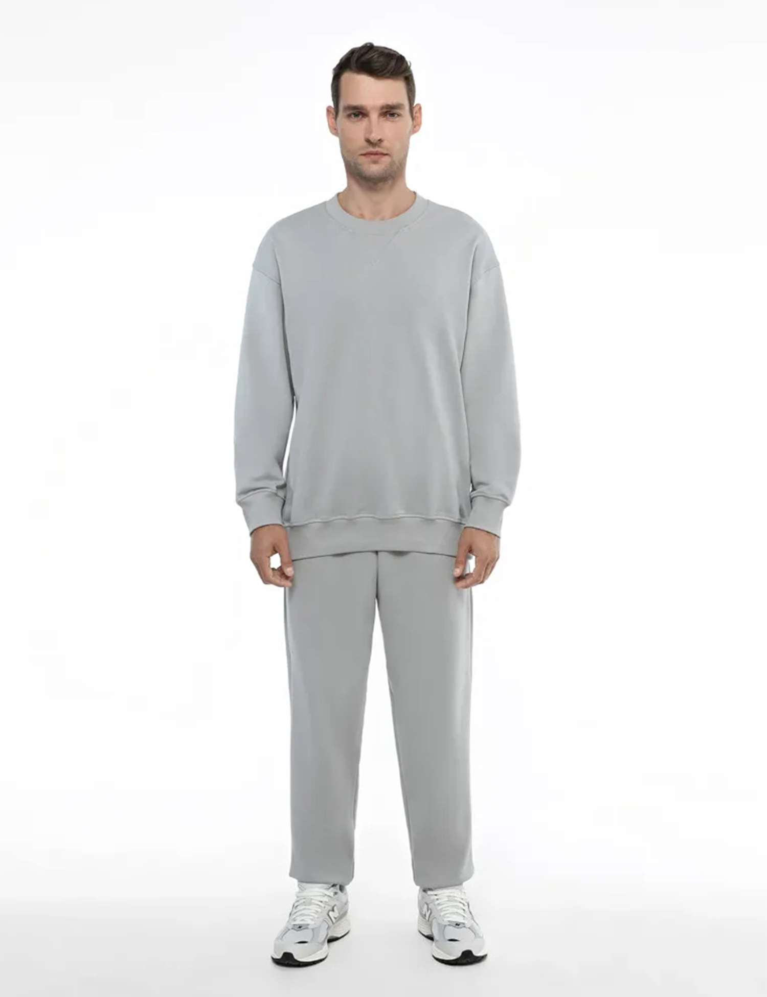 Картинка Чоловічі світло-сірі трикотажні штани