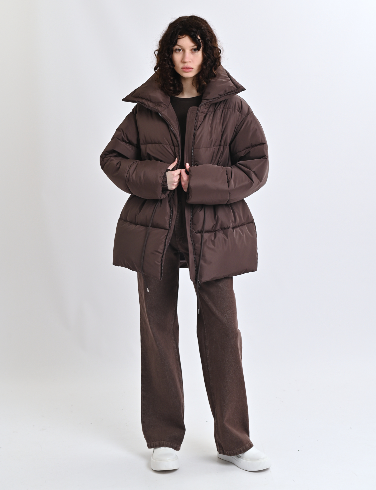 Картинка Пуховик коричневий 