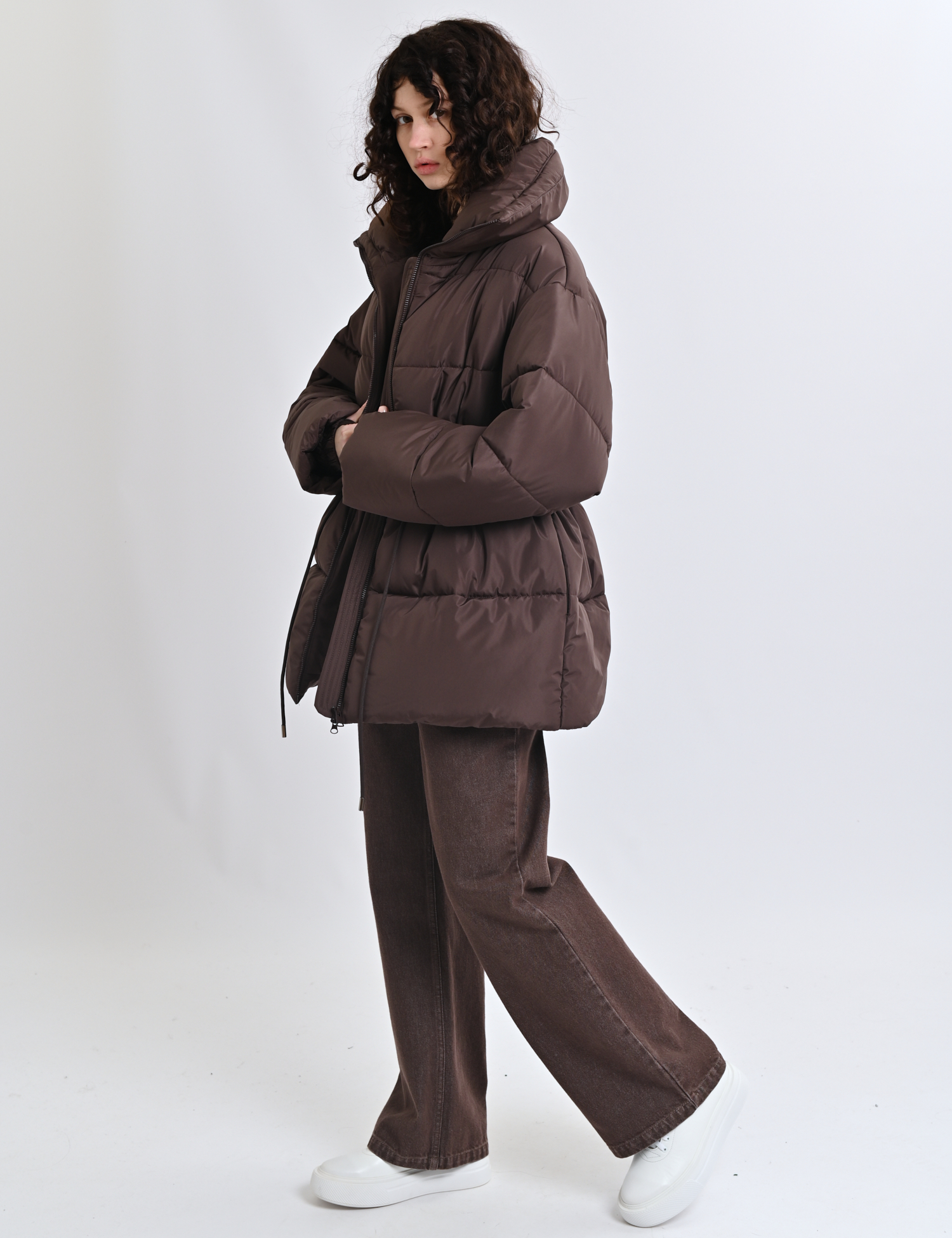 Картинка Пуховик коричневий 