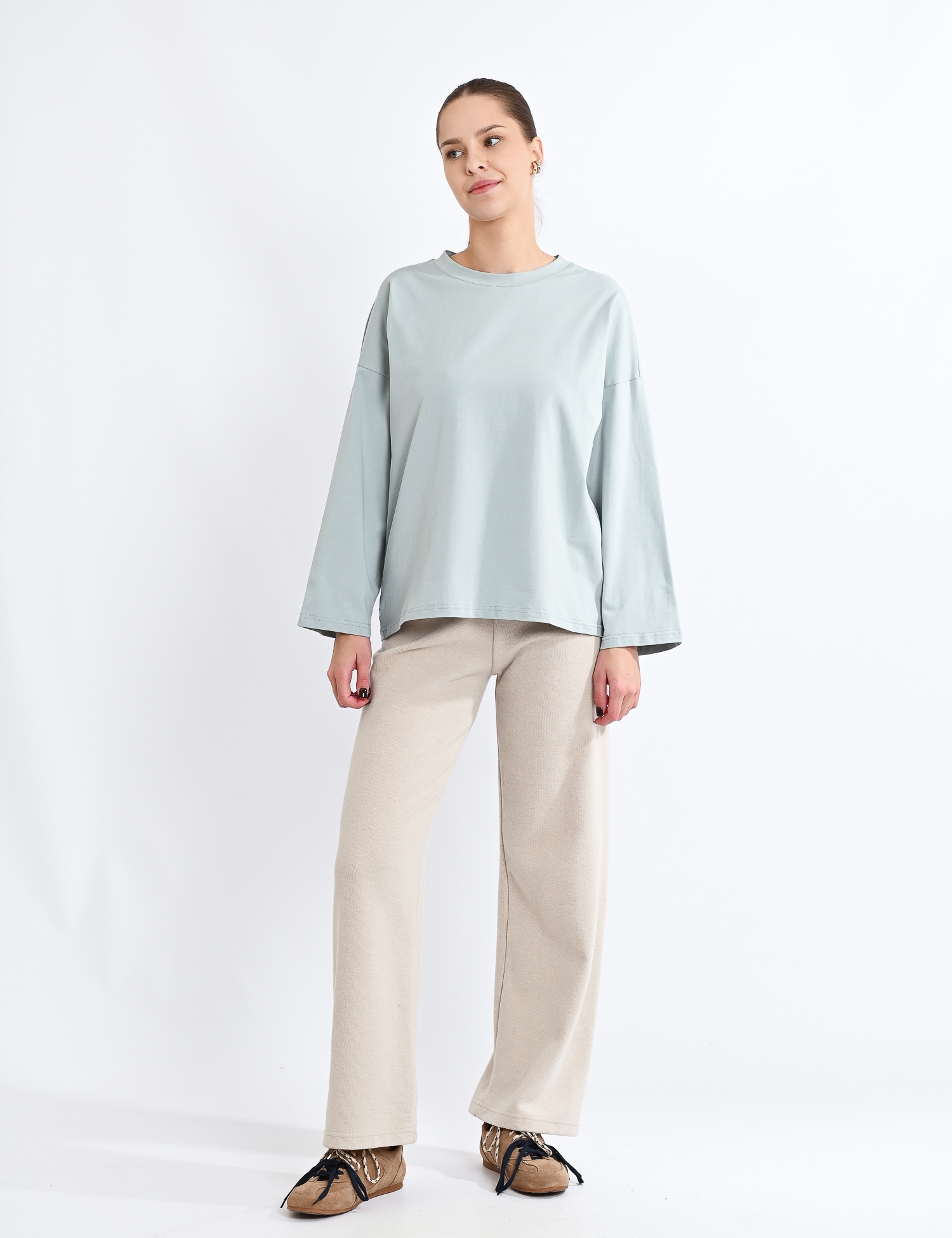 Картинка Лонгслів світло-зелений