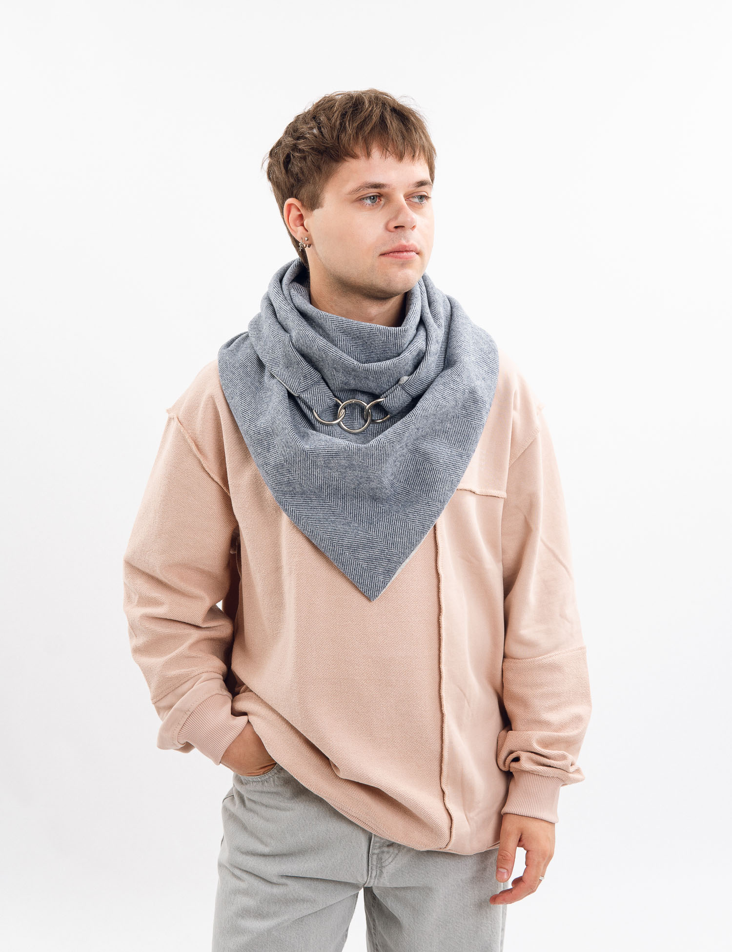 Картинка Шарф сірий 