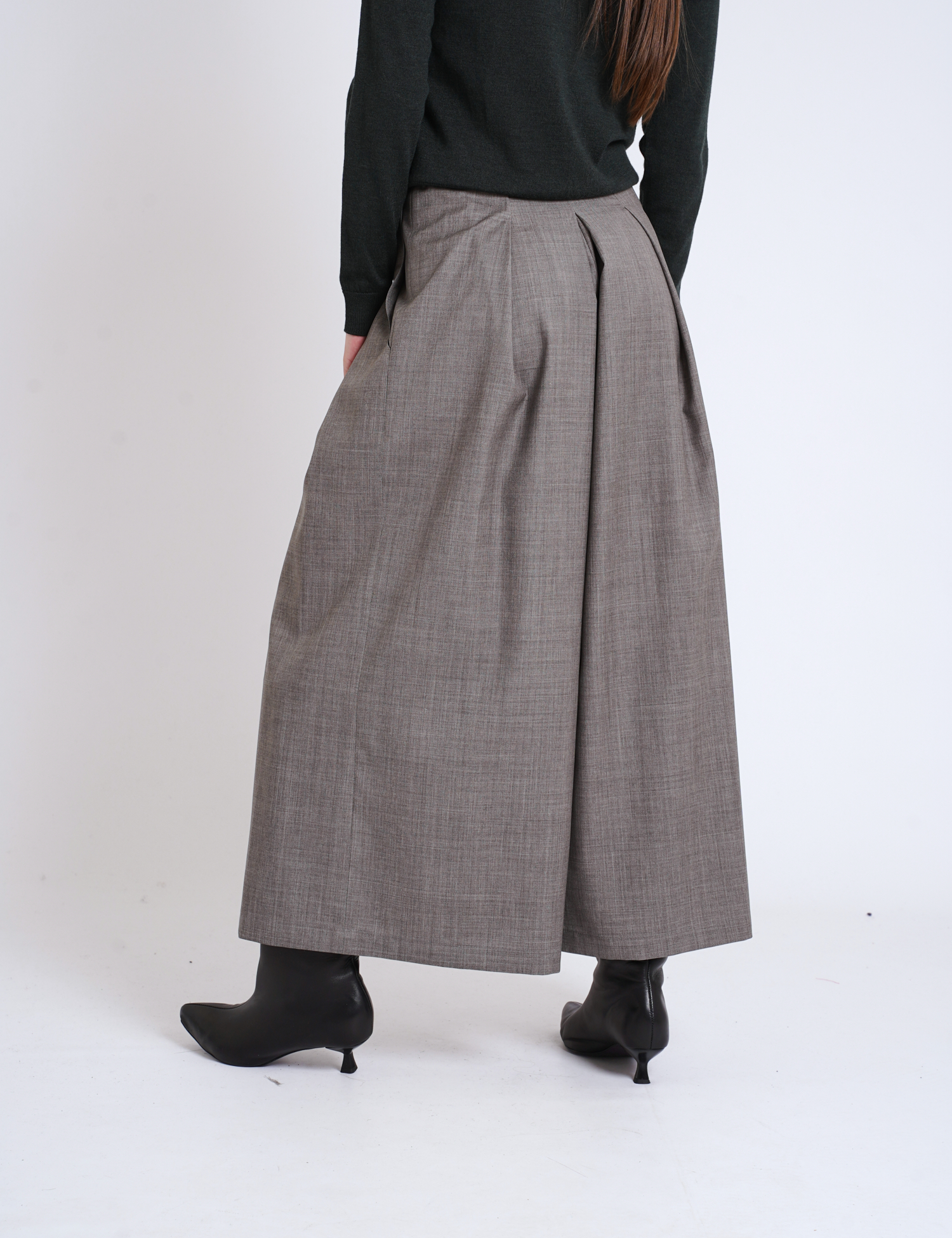 Картинка Кюлоти з костюмної тканини зі складками