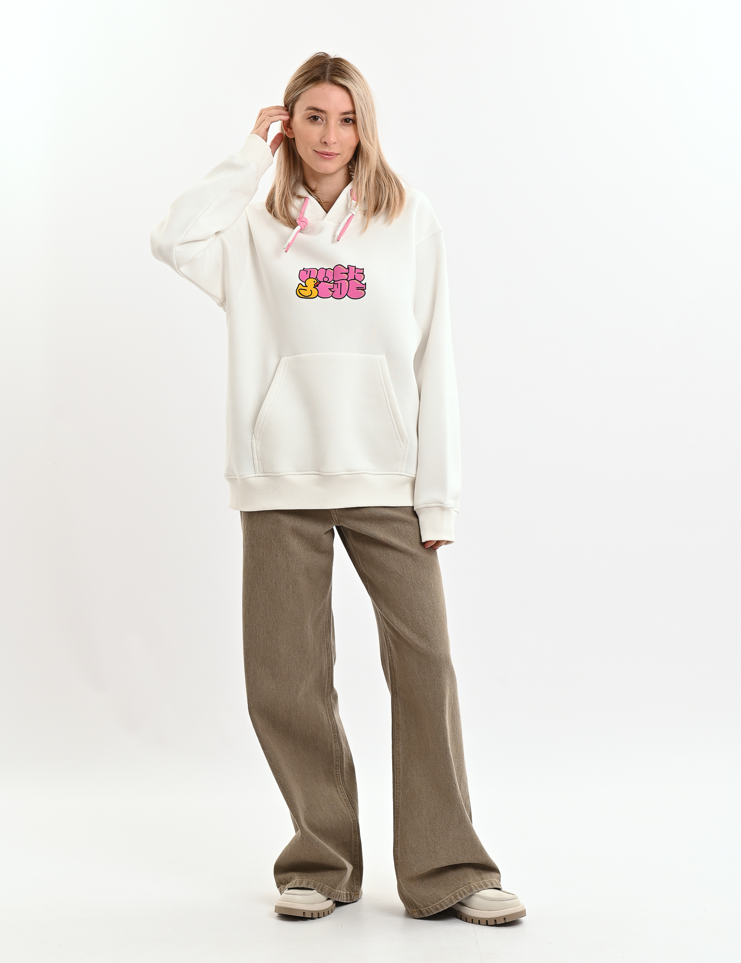 Картинка Худі молочний