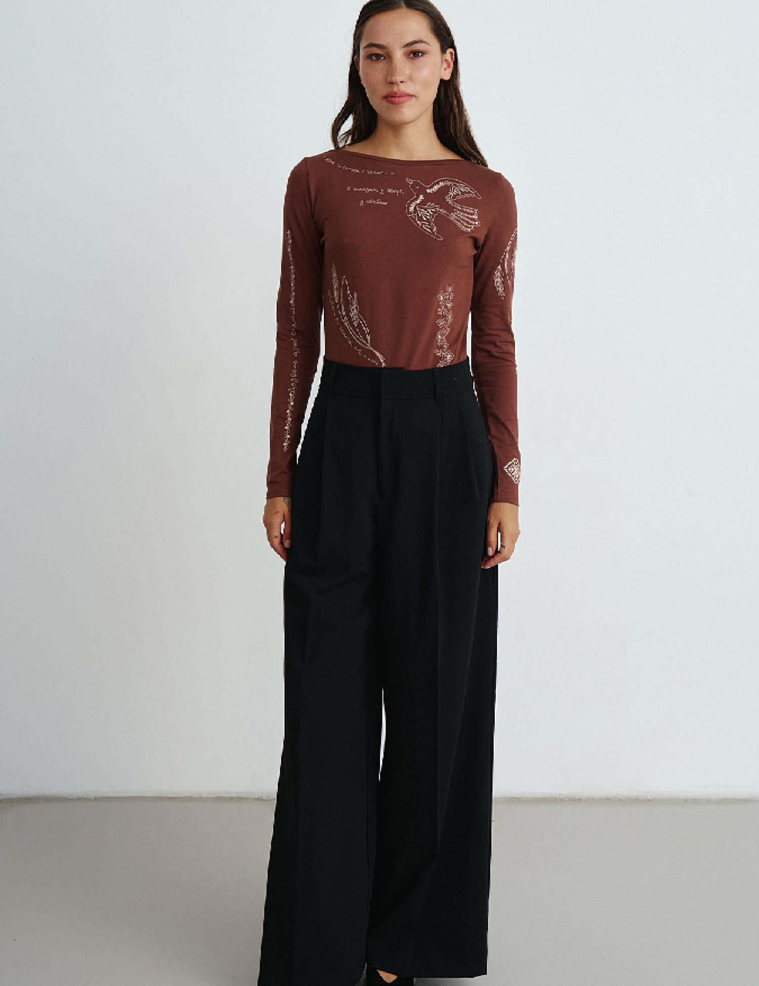 Картинка Боді коричневе