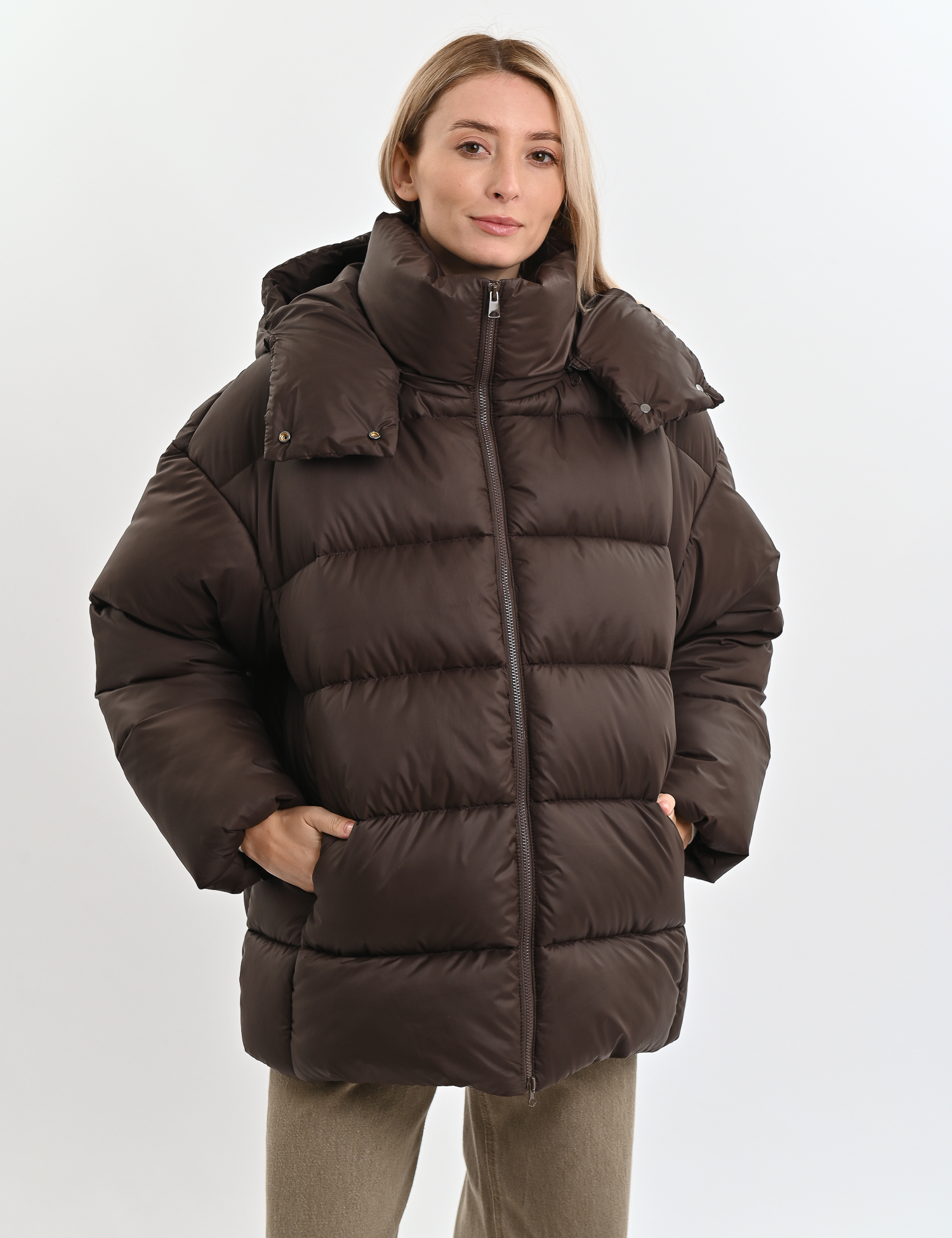 Картинка Пуховий коричневий 