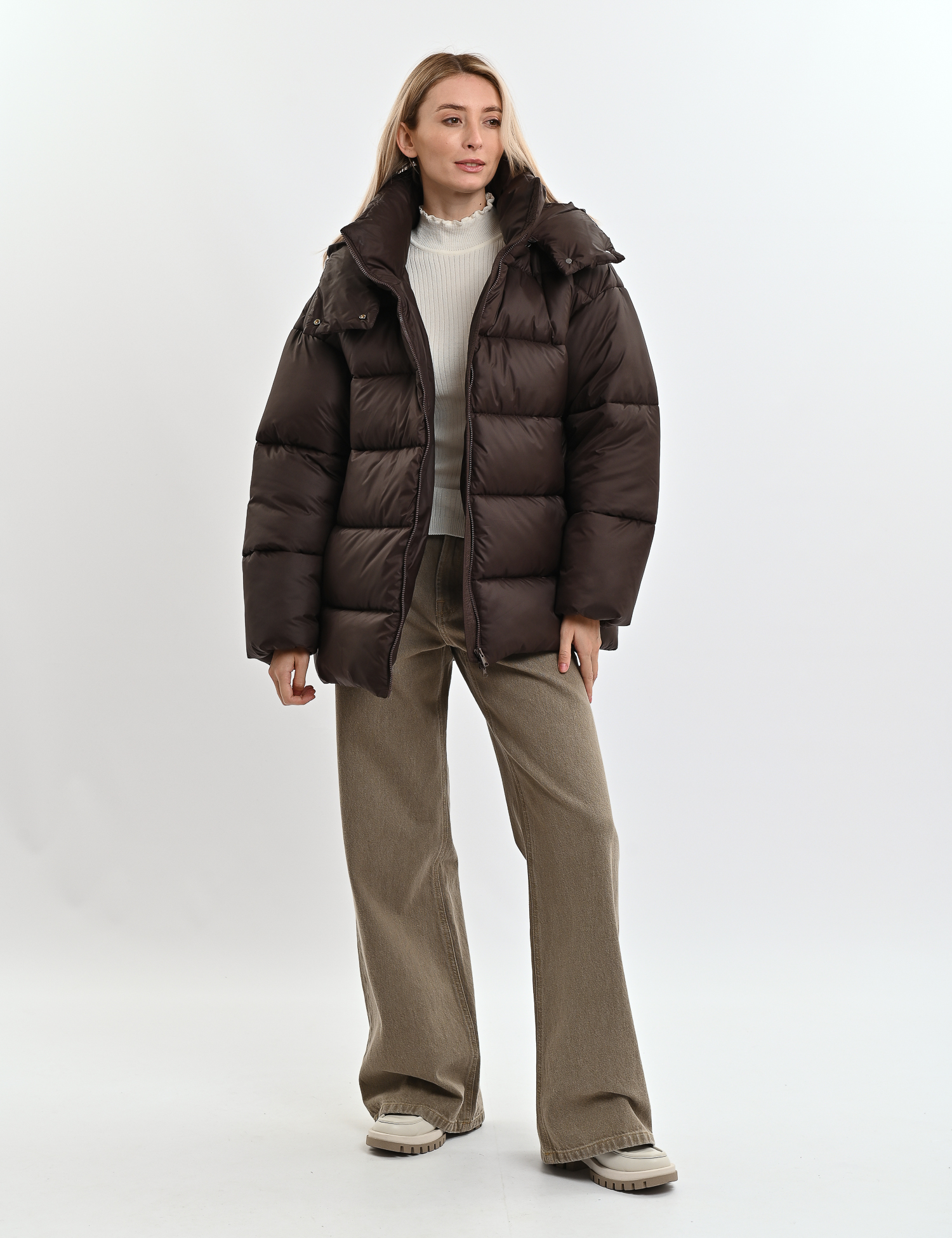 Картинка Пуховий коричневий 