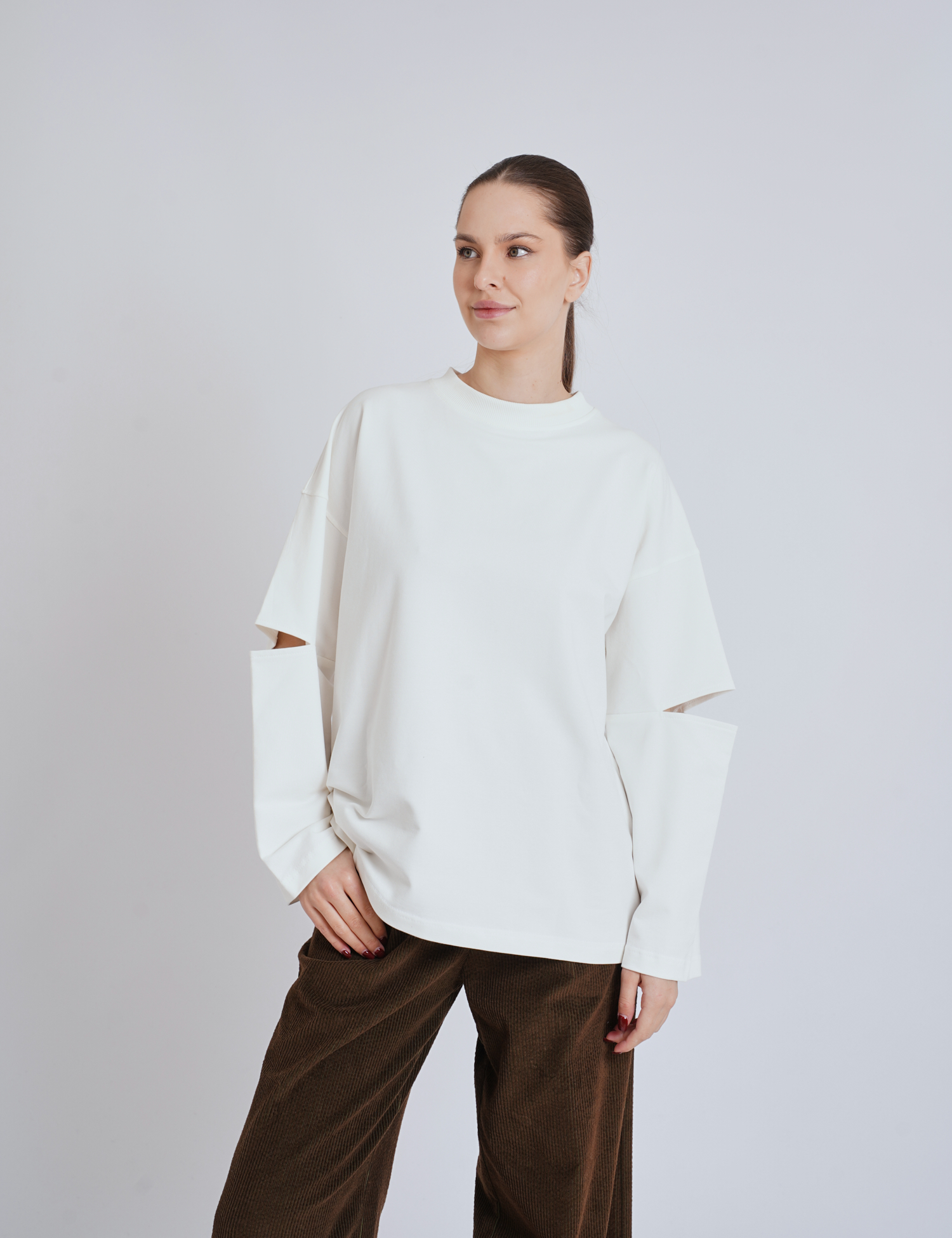 Картинка Лонгслів білий