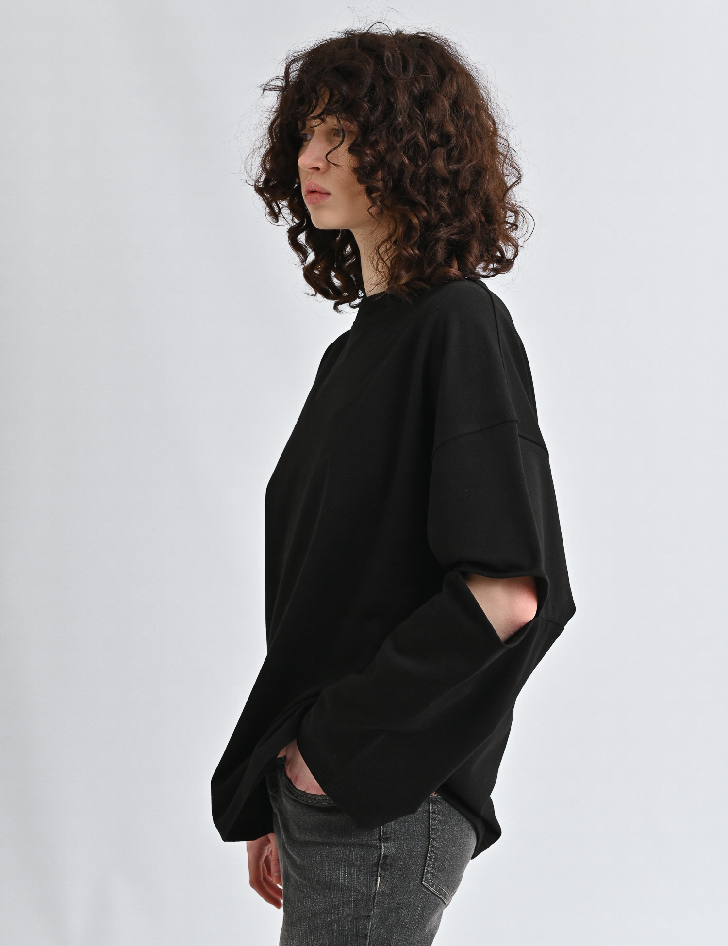 Картинка Лонгслів чорний