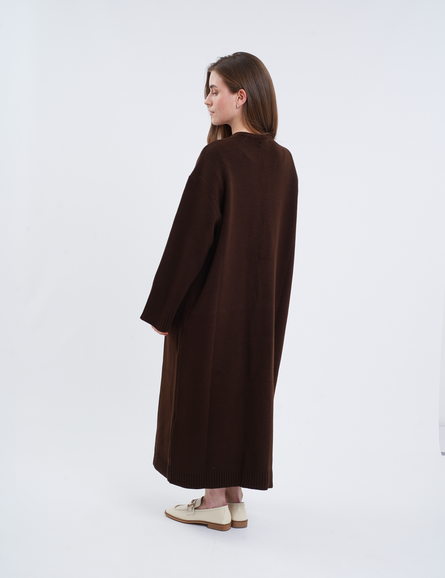 Картинка Кардиган темно-коричневий