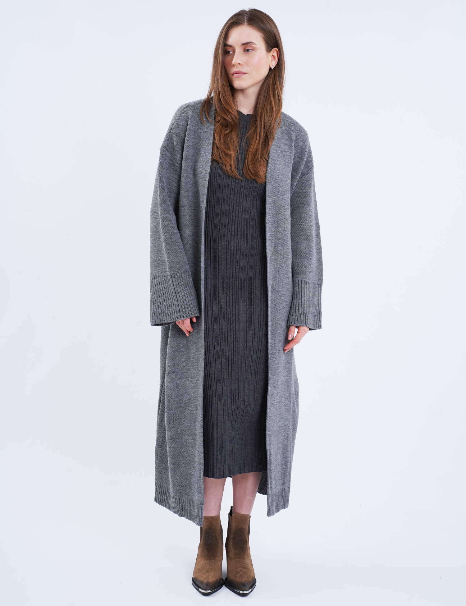 Картинка Кардиган темно-сірий