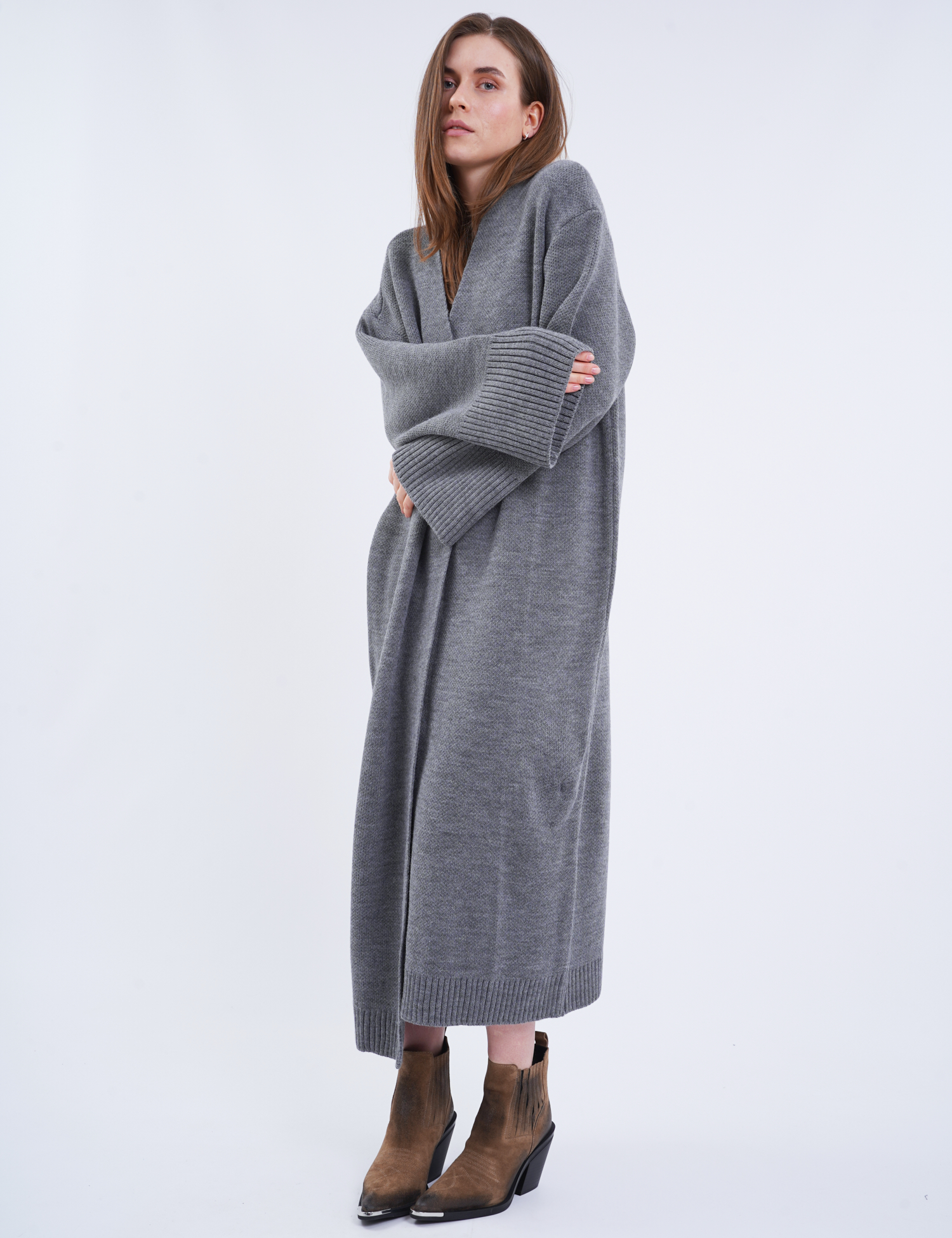 Картинка Кардиган темно-сірий